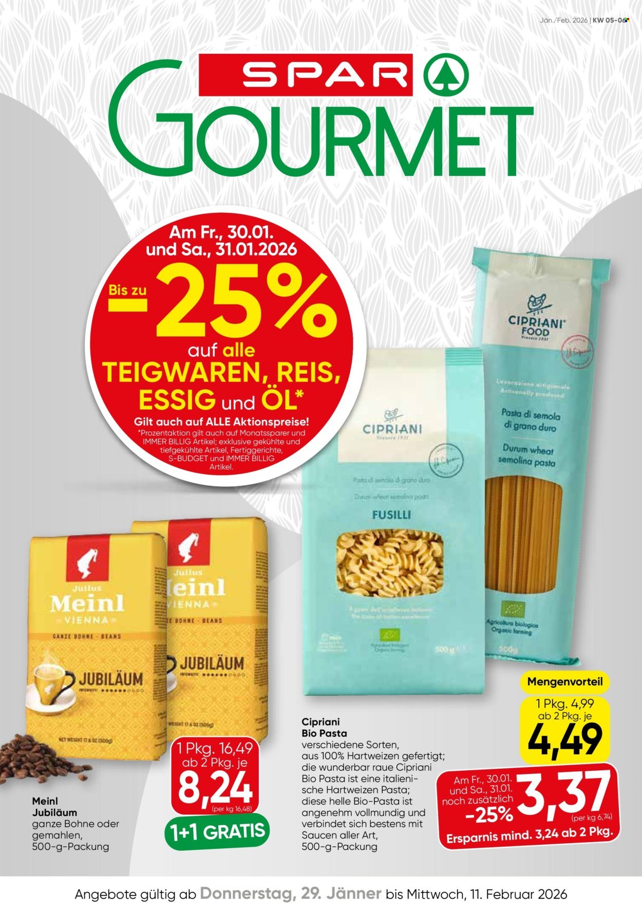 SPAR Flugblatt - Gourmet