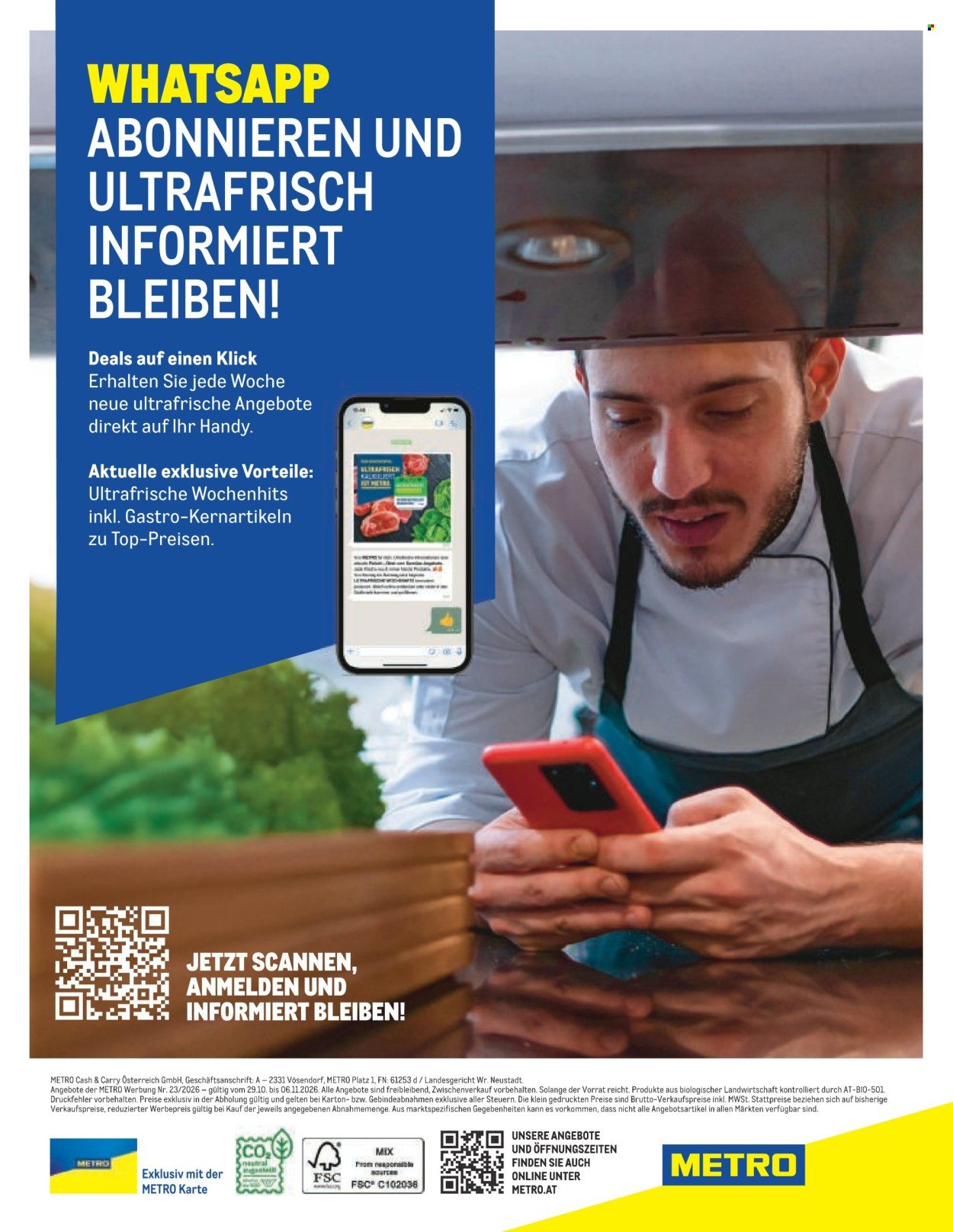 METRO Flugblatt - Vignettenevent am 6.11.2026