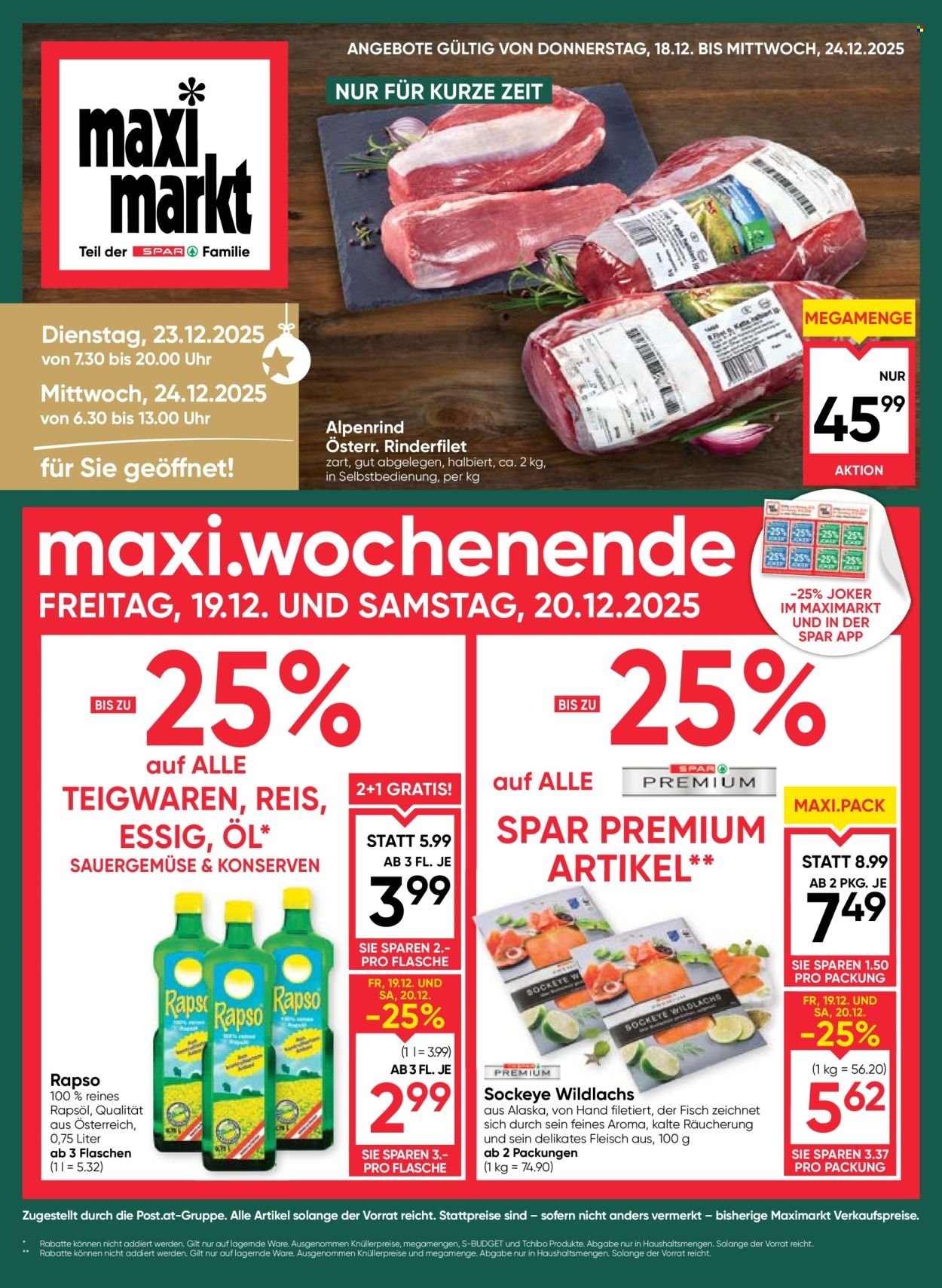 MAXIMARKT Flugblatt - Ab Donnerstag, 18.12.2025