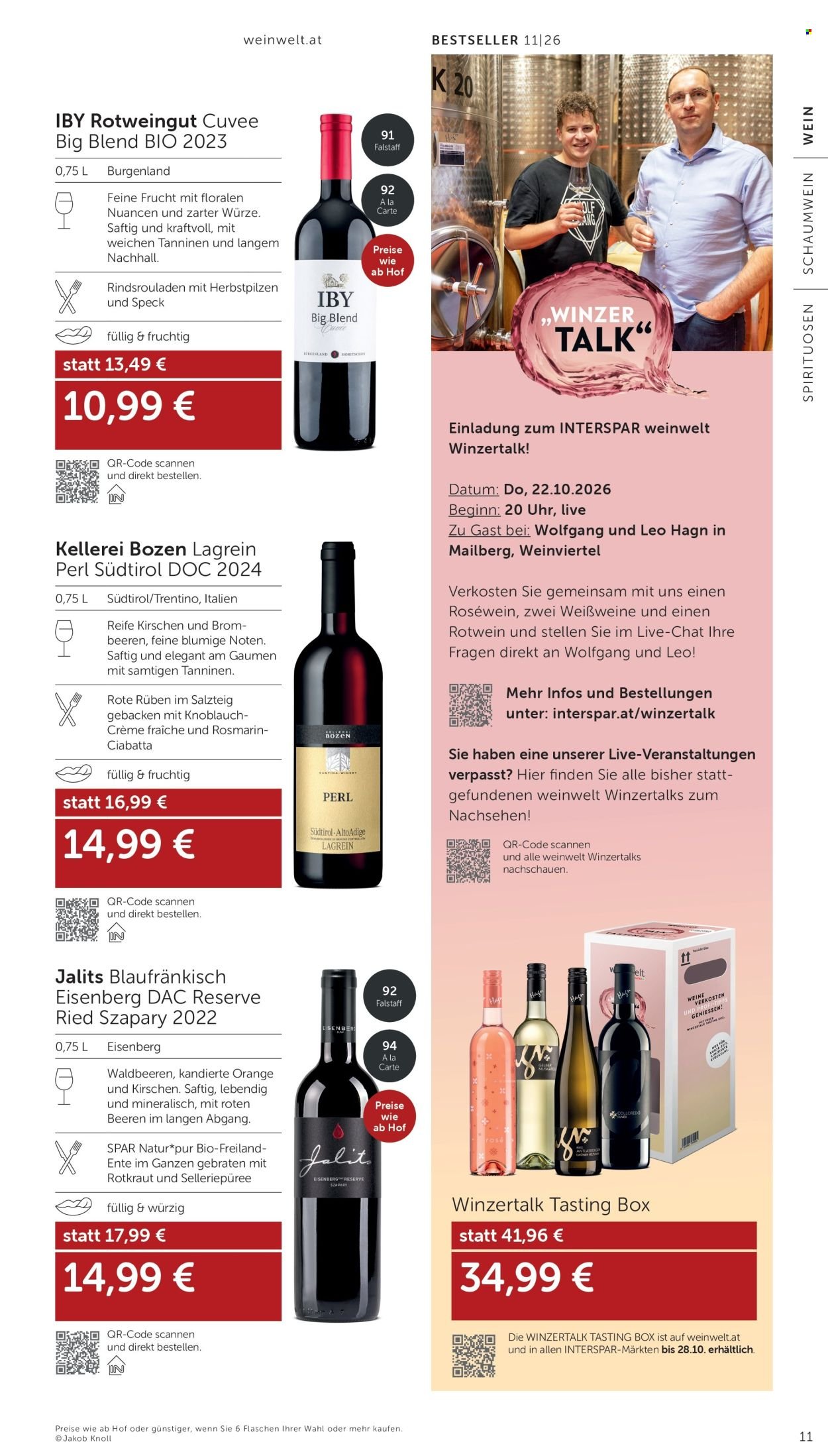 INTERSPAR Flugblatt - Ab Donnerstag, 15.10.2026