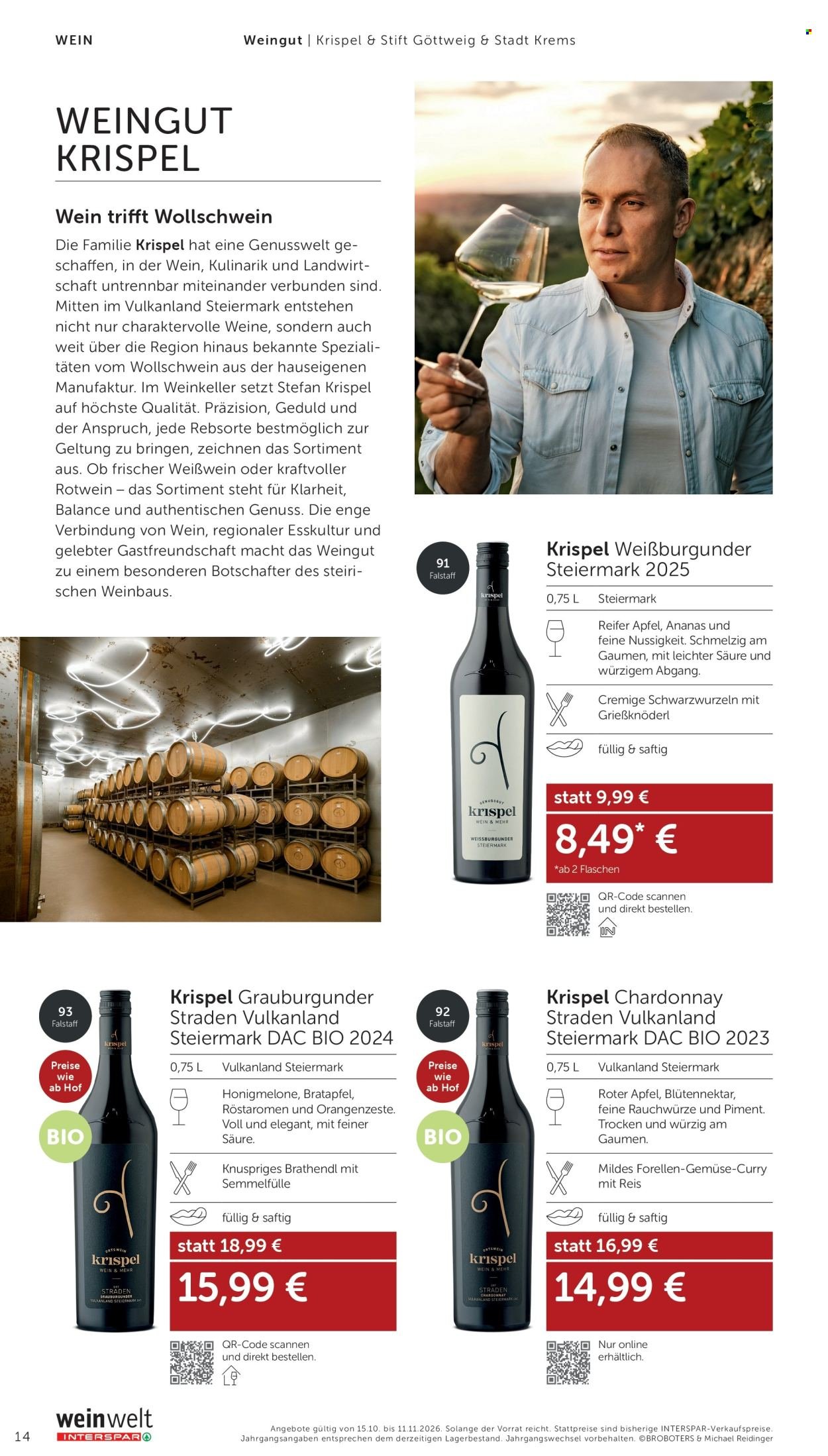 INTERSPAR Flugblatt - Ab Donnerstag, 15.10.2026