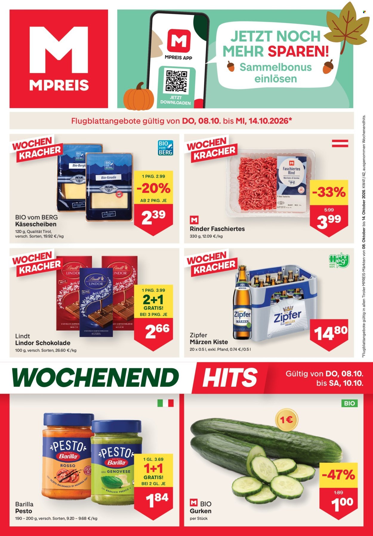 MPREIS Flugblatt - Ab Donnerstag, 8.10.2026