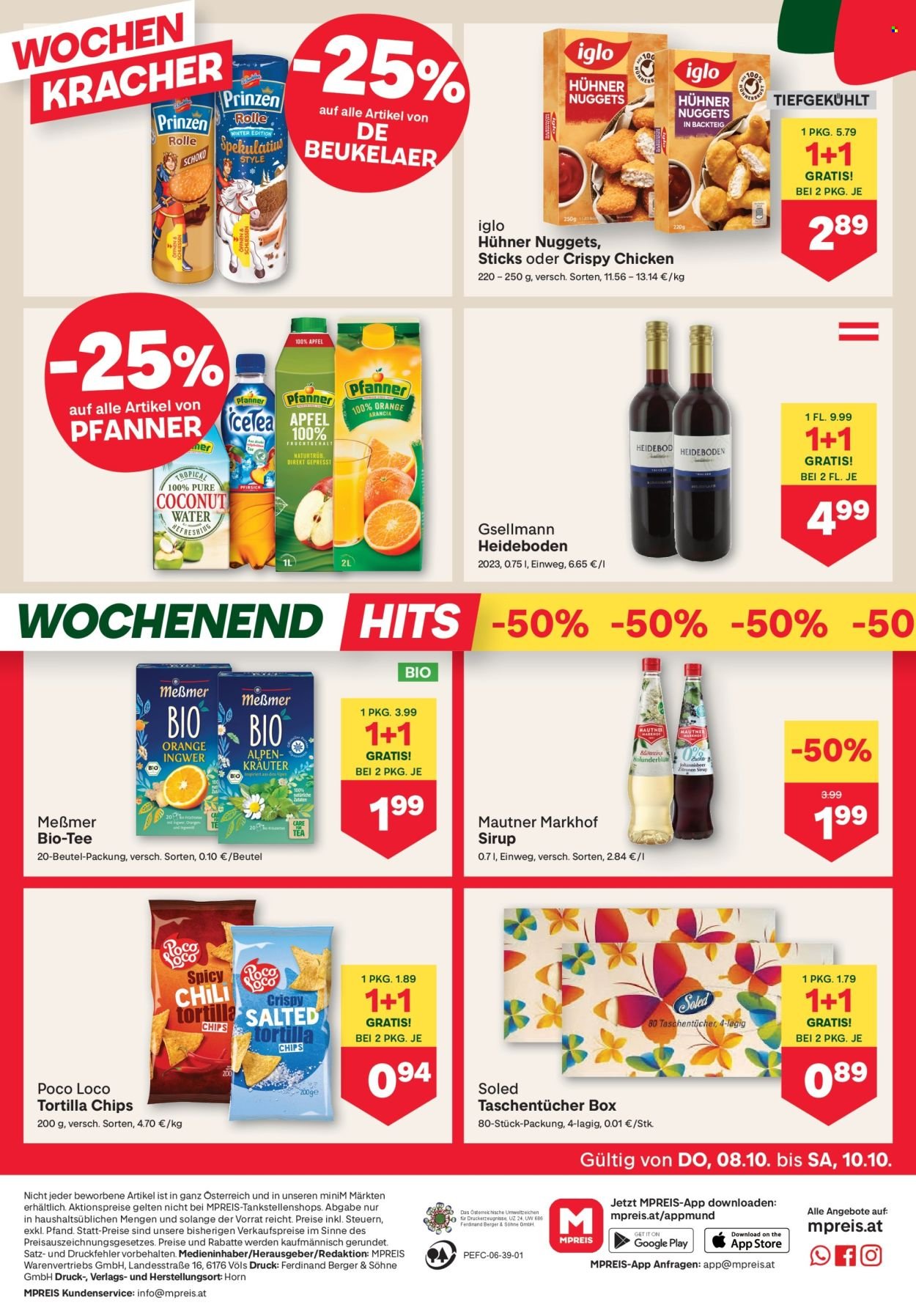 MPREIS Flugblatt - Ab Donnerstag, 8.10.2026