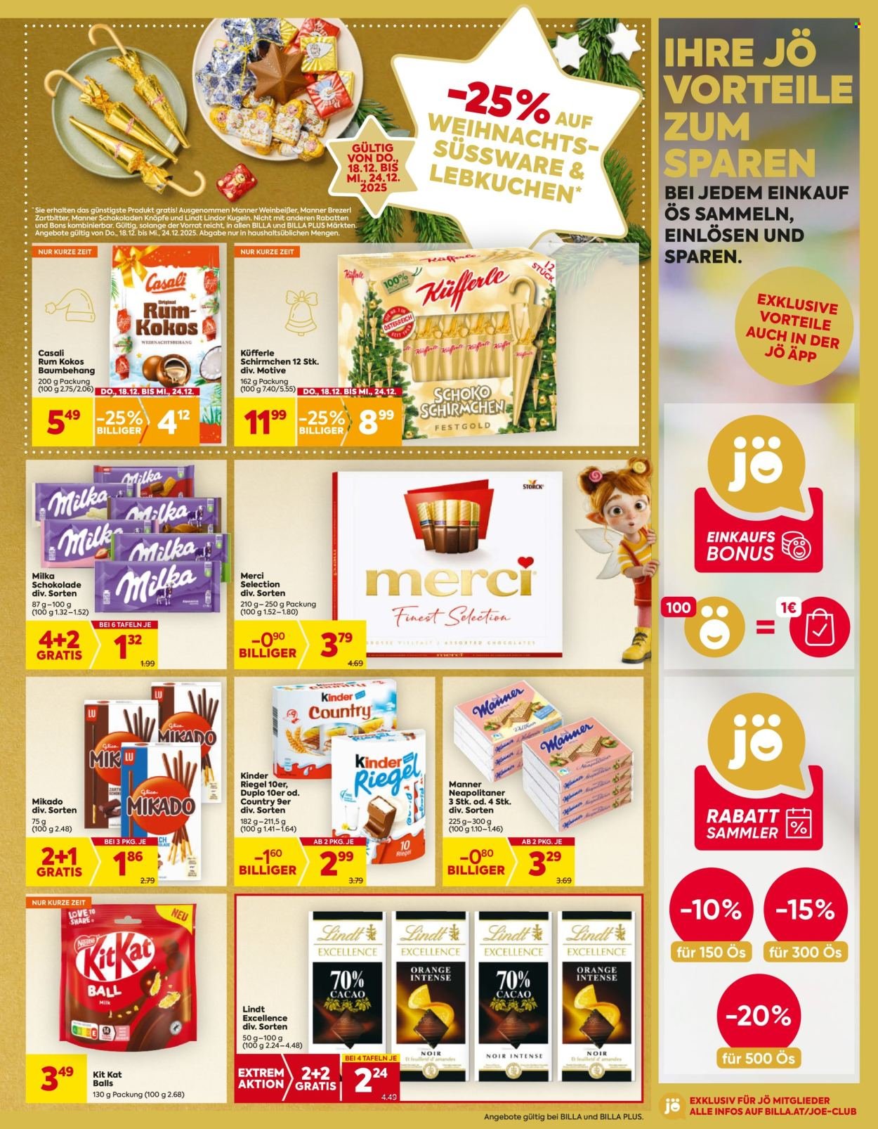 BILLA Flugblatt - Ab Donnerstag, 18.12.2025