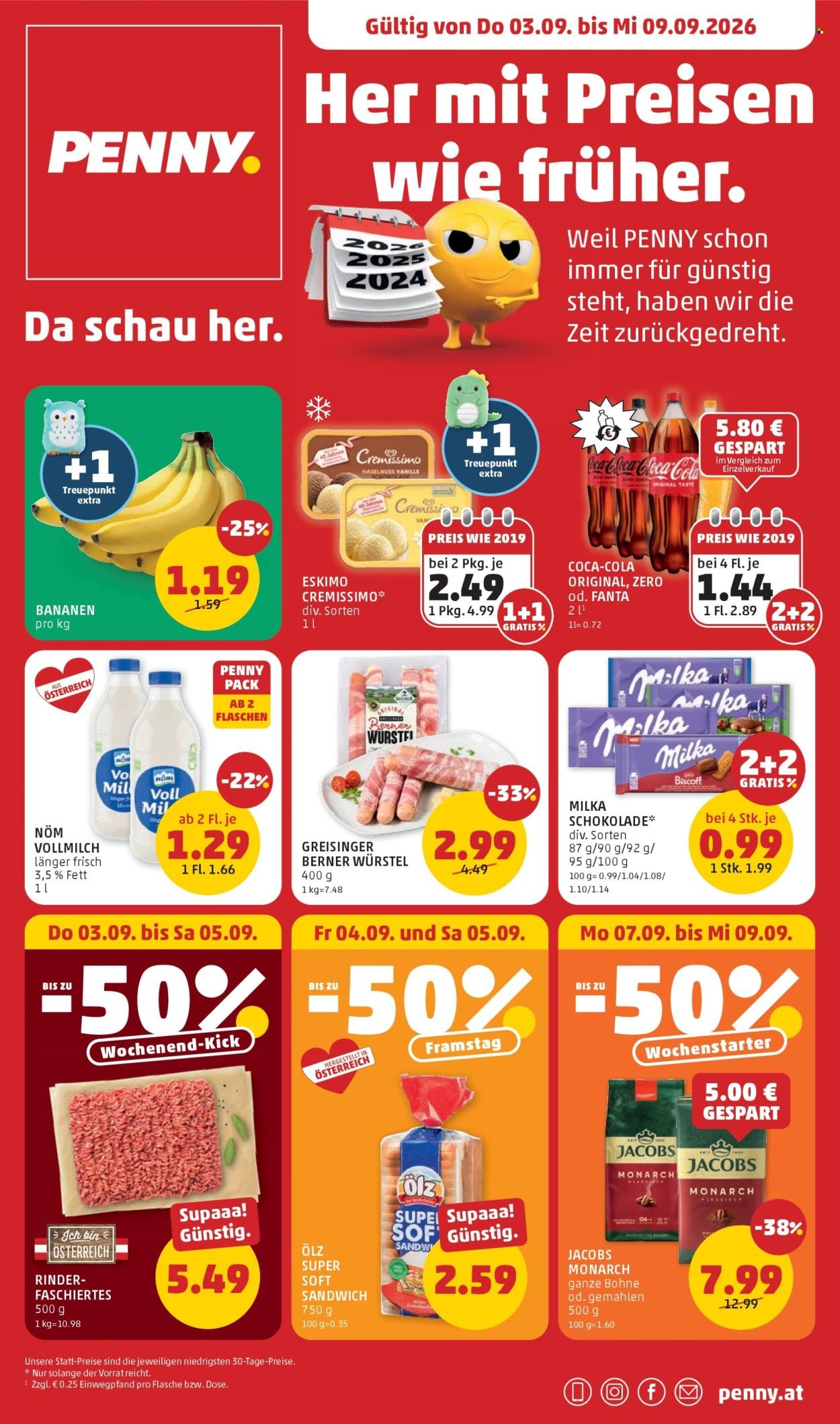 PENNY Flugblatt - Ab Donnerstag, 3.9.2026
