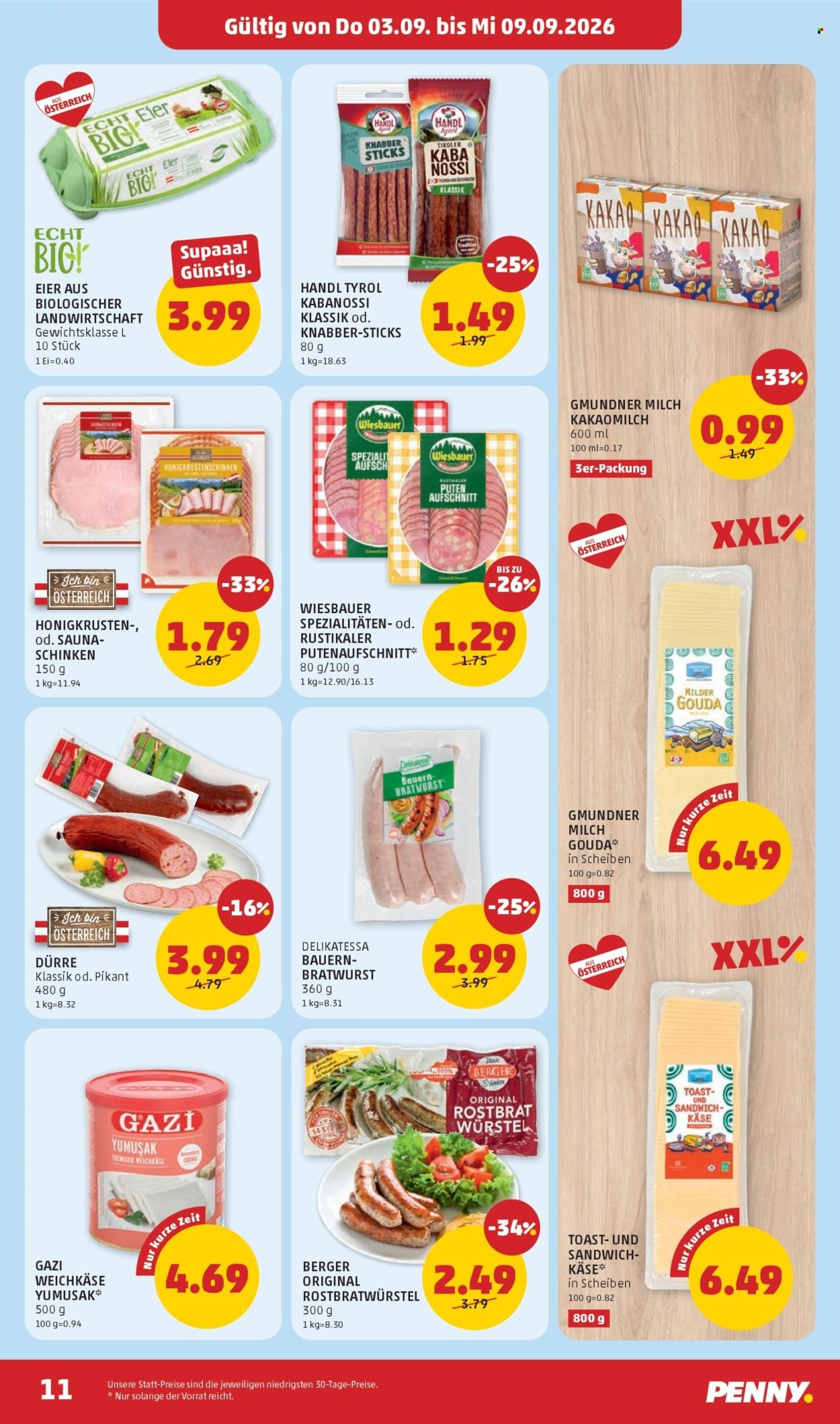 PENNY Flugblatt - Ab Donnerstag, 3.9.2026