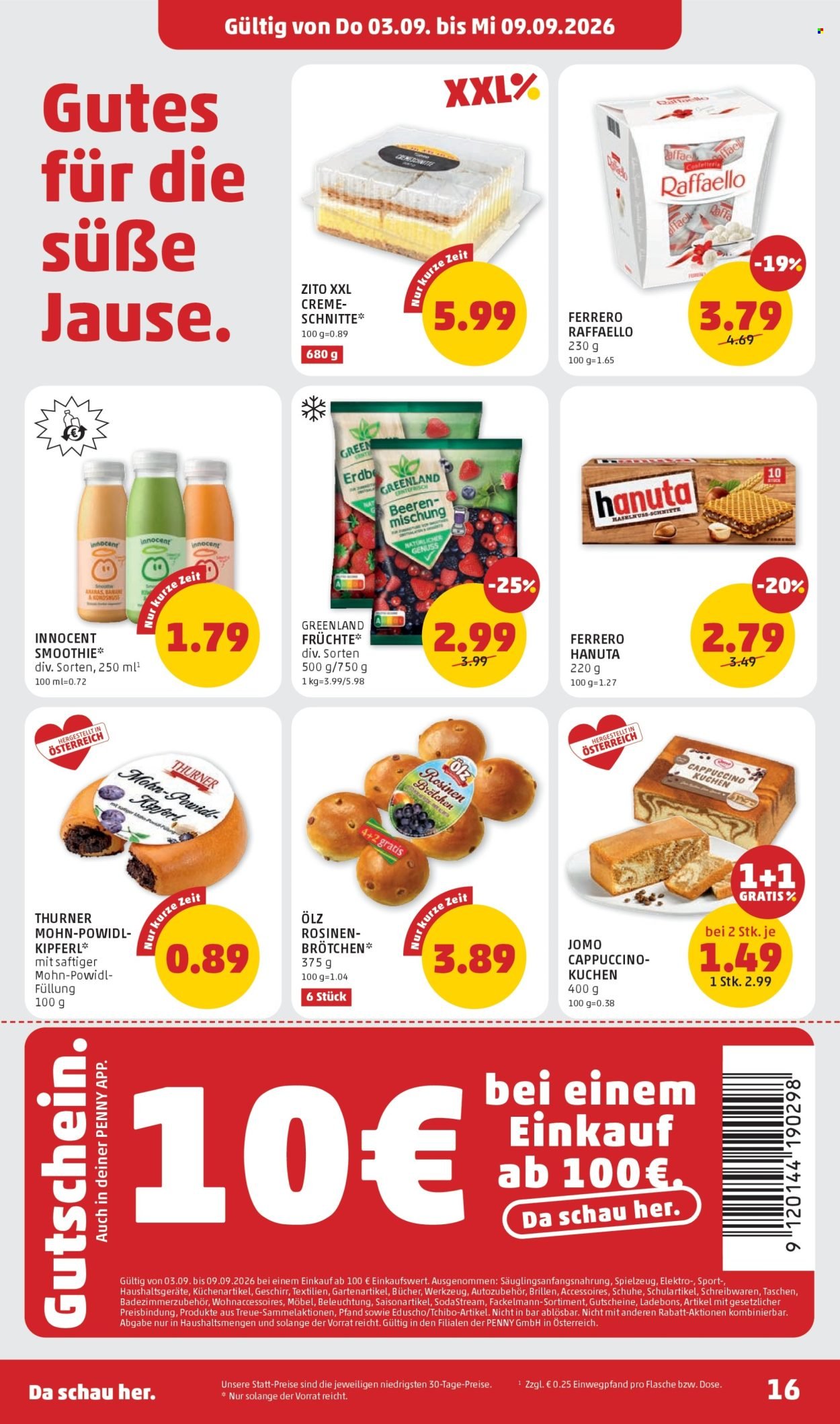 PENNY Flugblatt - Ab Donnerstag, 3.9.2026