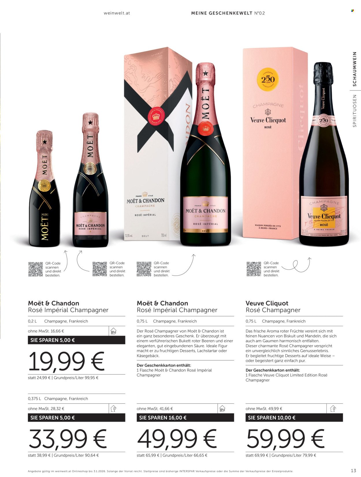 INTERSPAR Flugblatt - Weinwelt Geschenkewelt No2