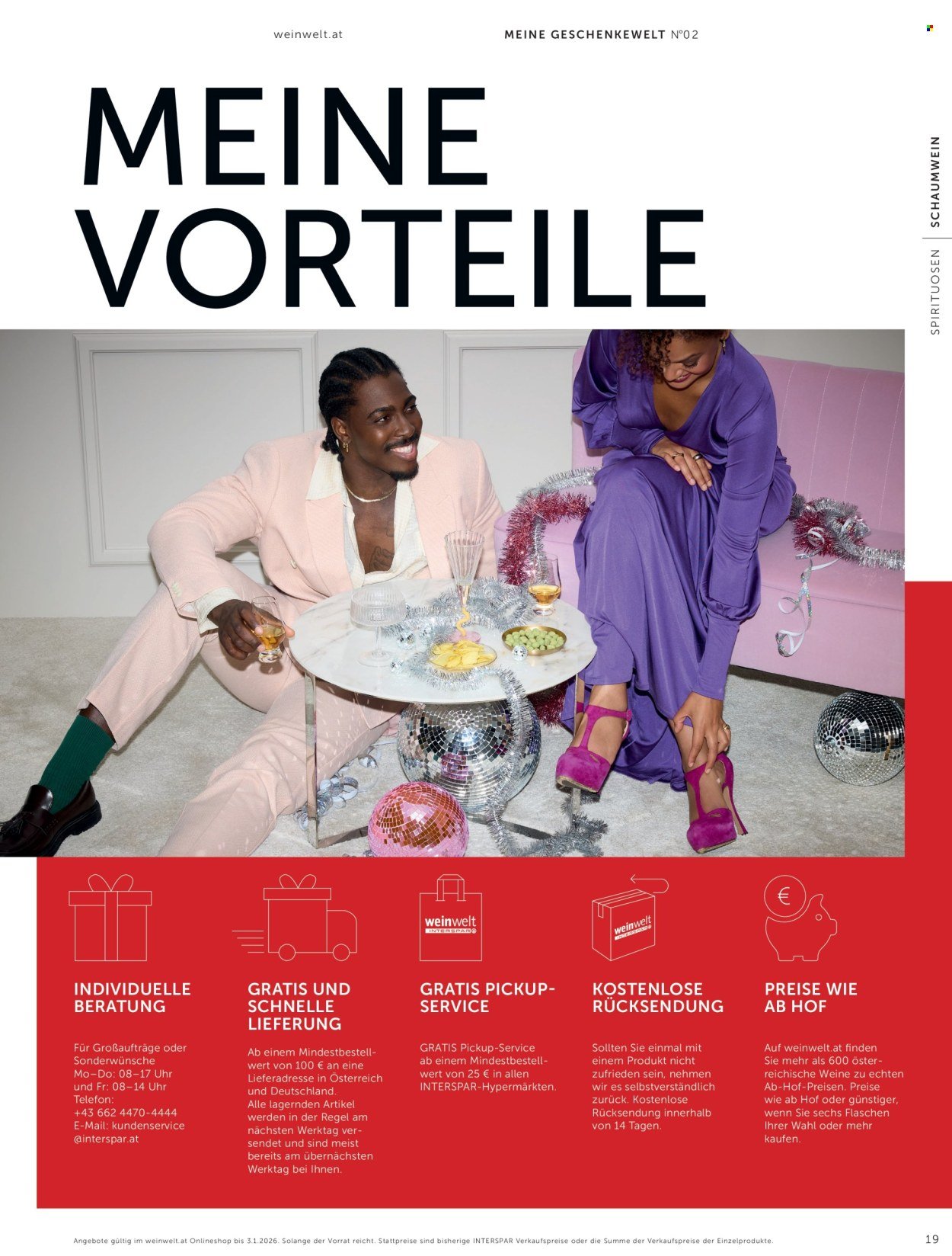 INTERSPAR Flugblatt - Weinwelt Geschenkewelt No2