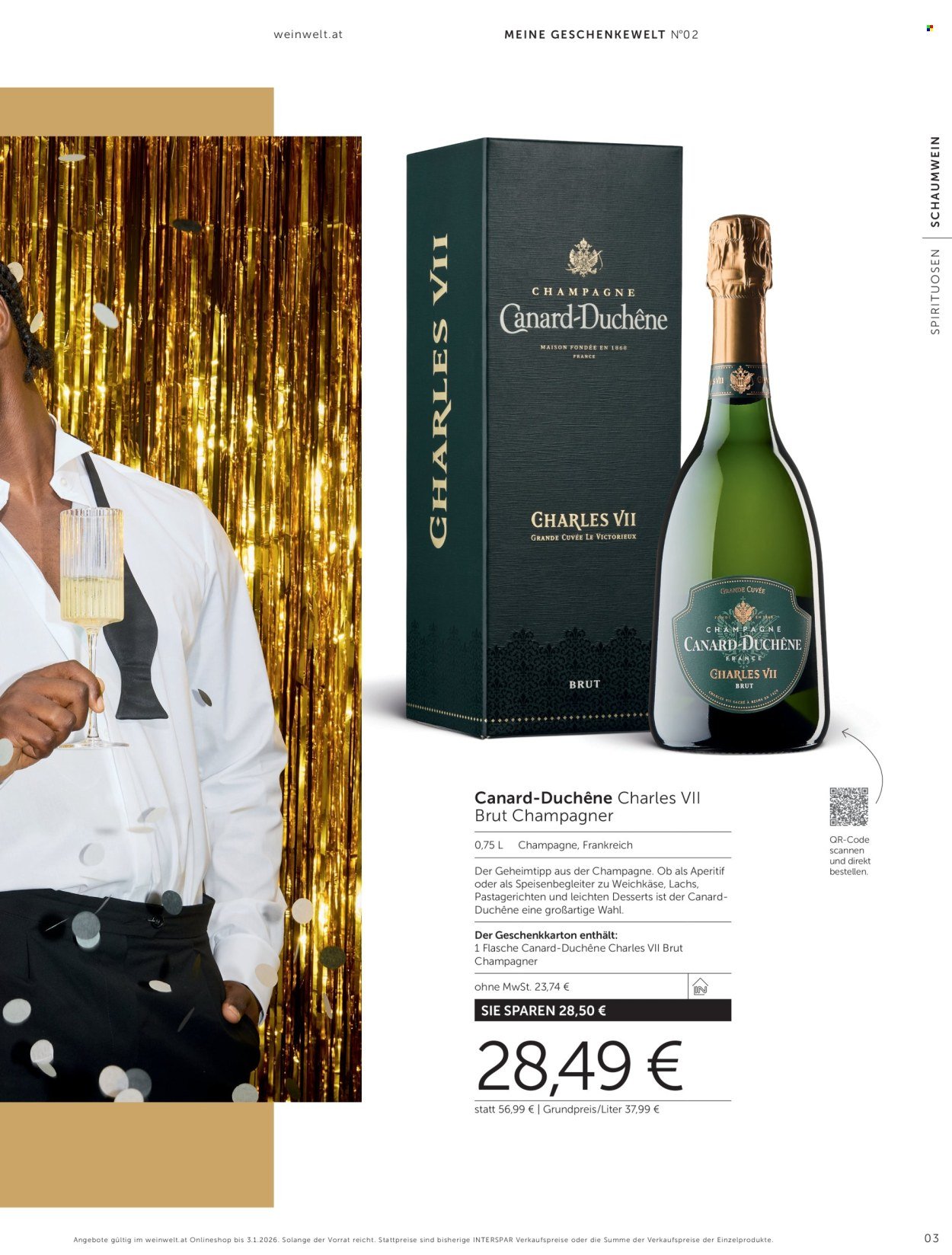 INTERSPAR Flugblatt - Weinwelt Geschenkewelt No2