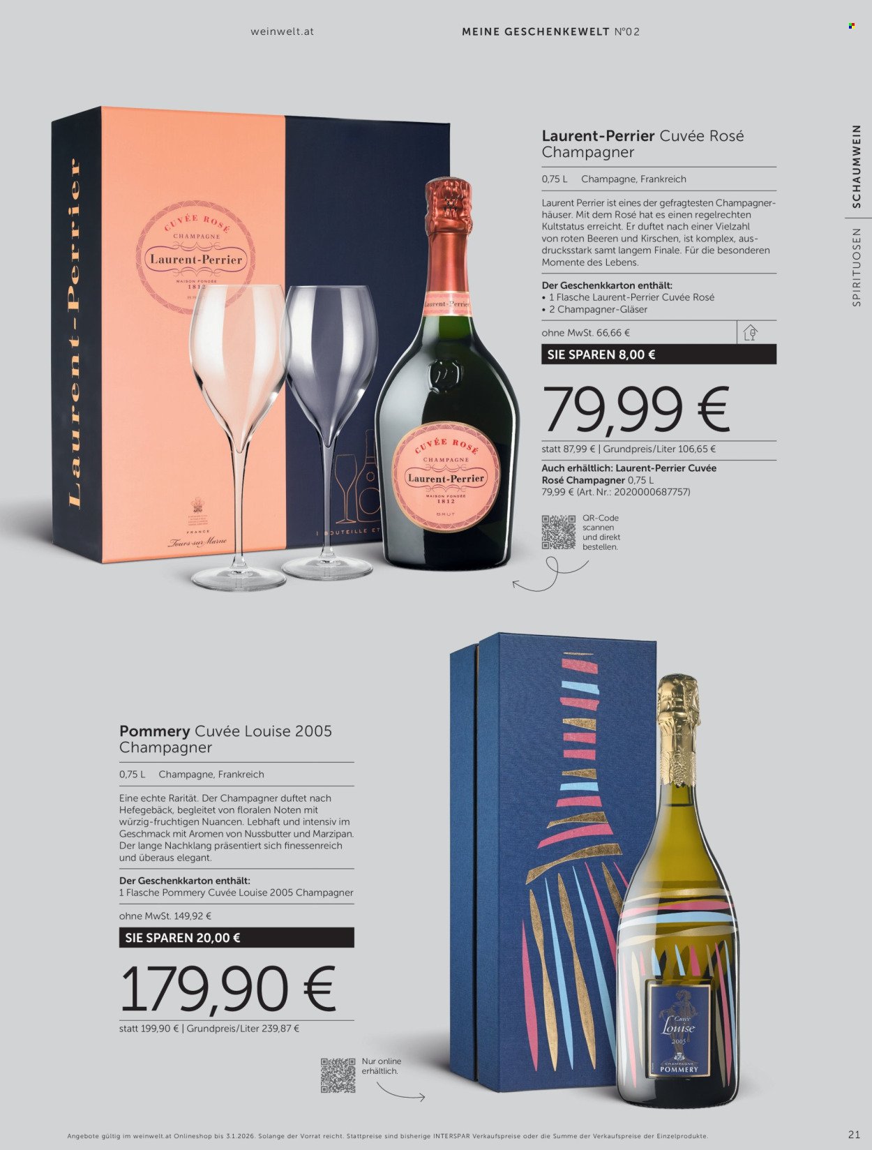 INTERSPAR Flugblatt - Weinwelt Geschenkewelt No2