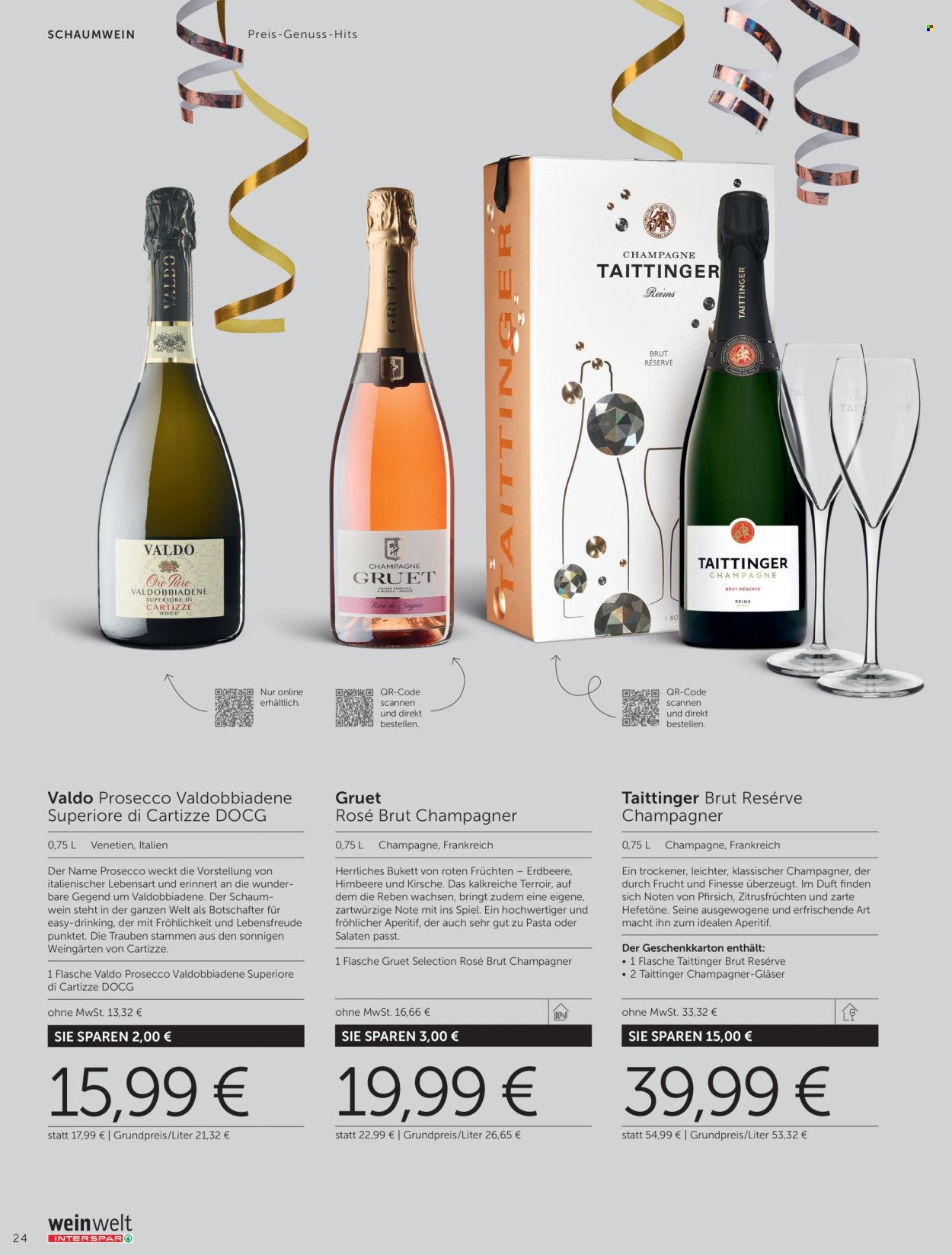 INTERSPAR Flugblatt - Weinwelt Geschenkewelt No2