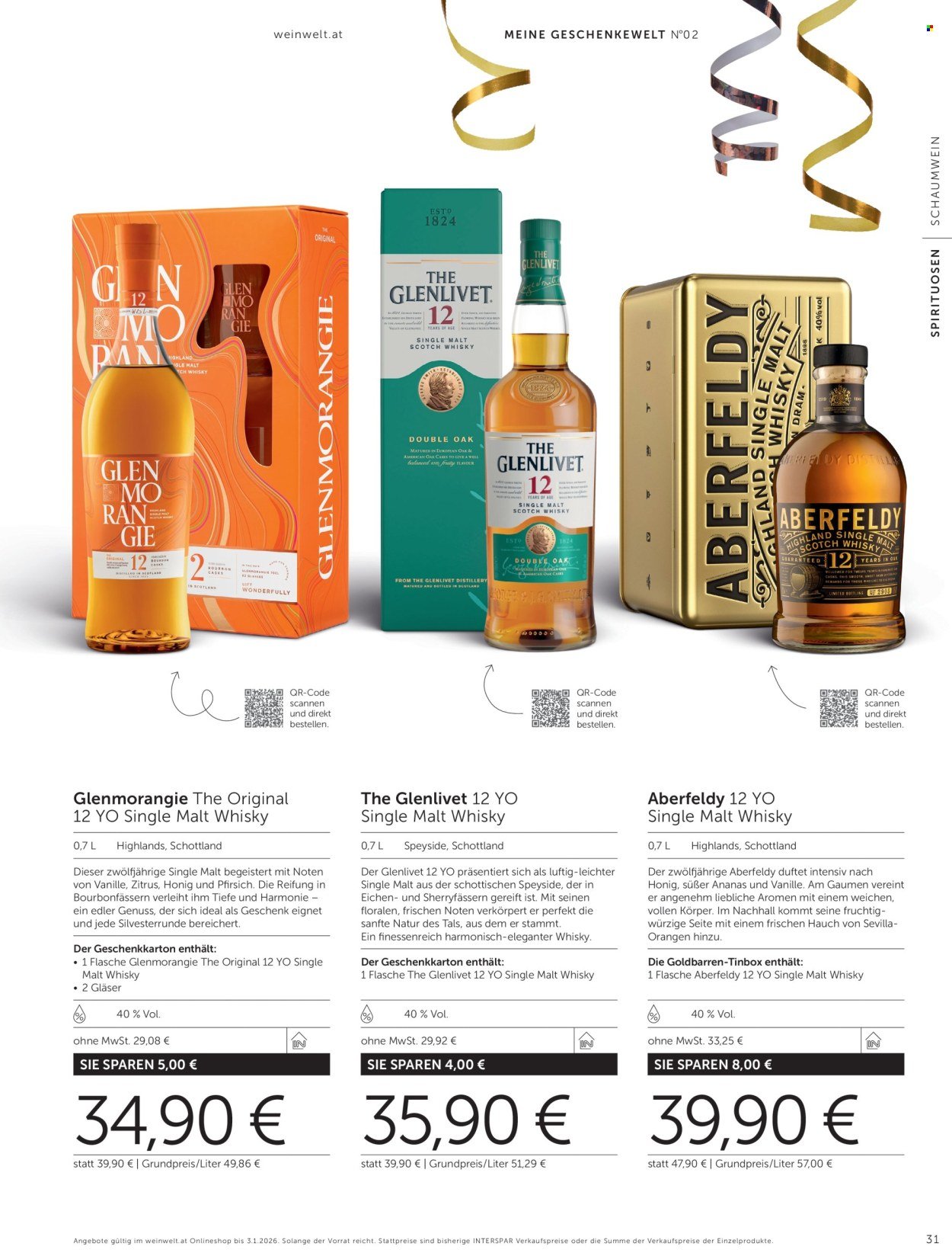 INTERSPAR Flugblatt - Weinwelt Geschenkewelt No2