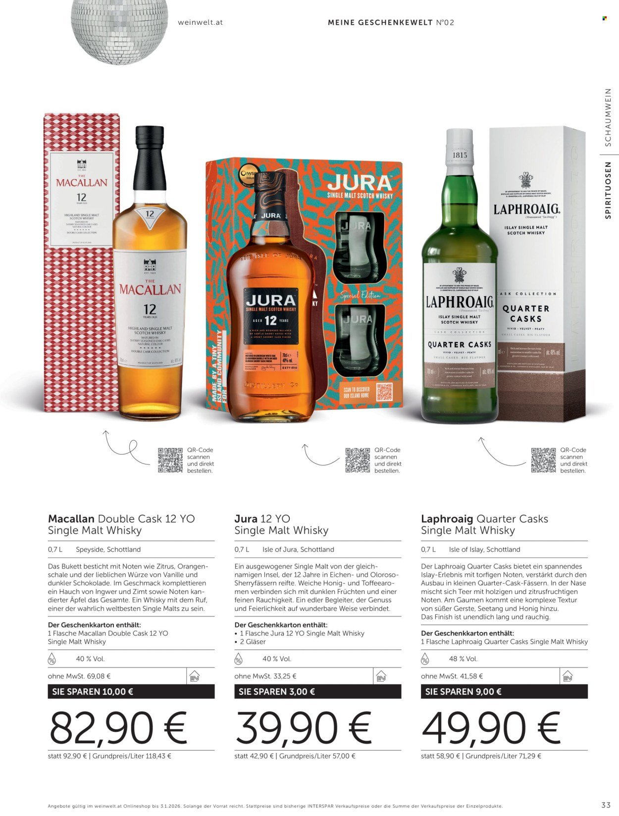 INTERSPAR Flugblatt - Weinwelt Geschenkewelt No2