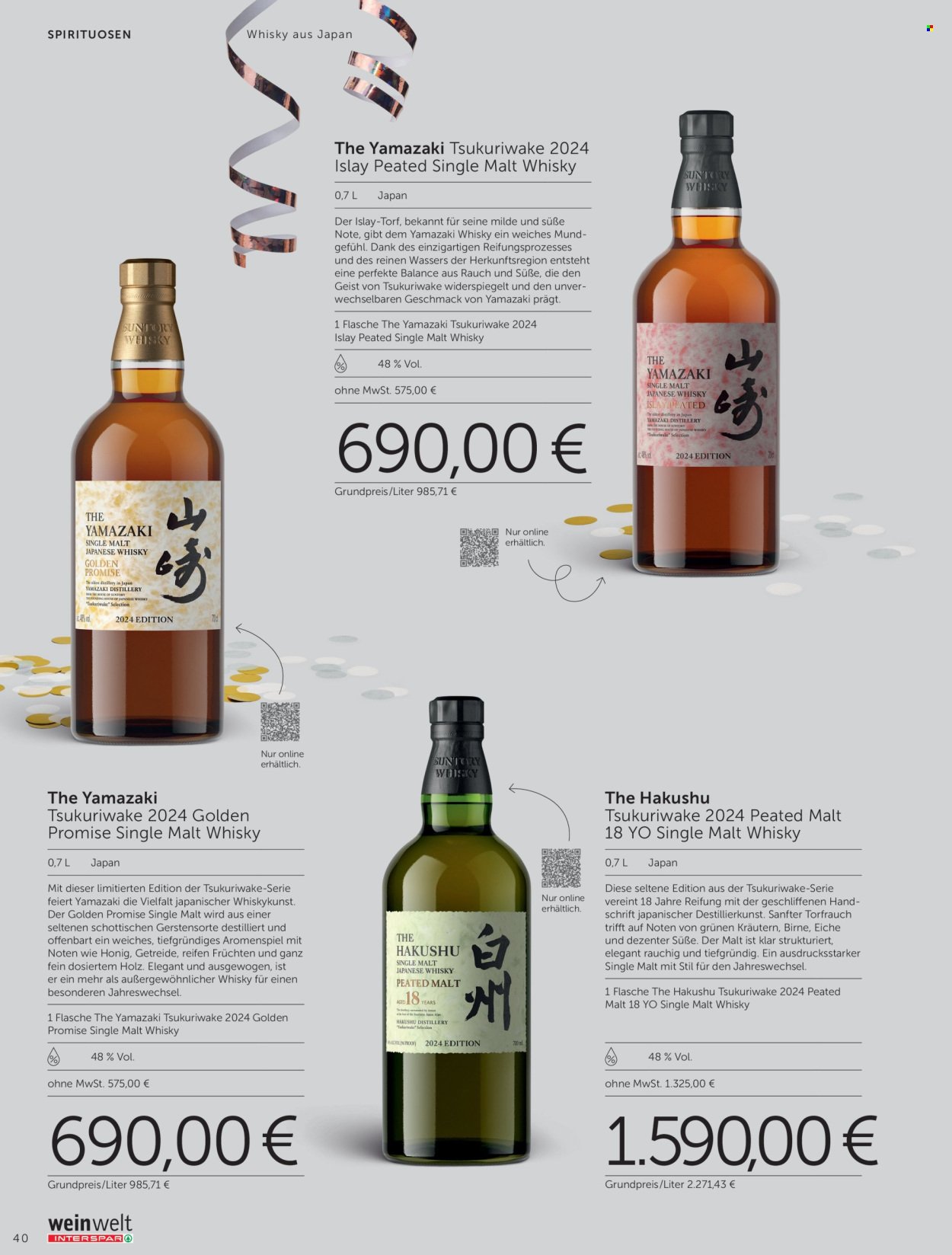 INTERSPAR Flugblatt - Weinwelt Geschenkewelt No2