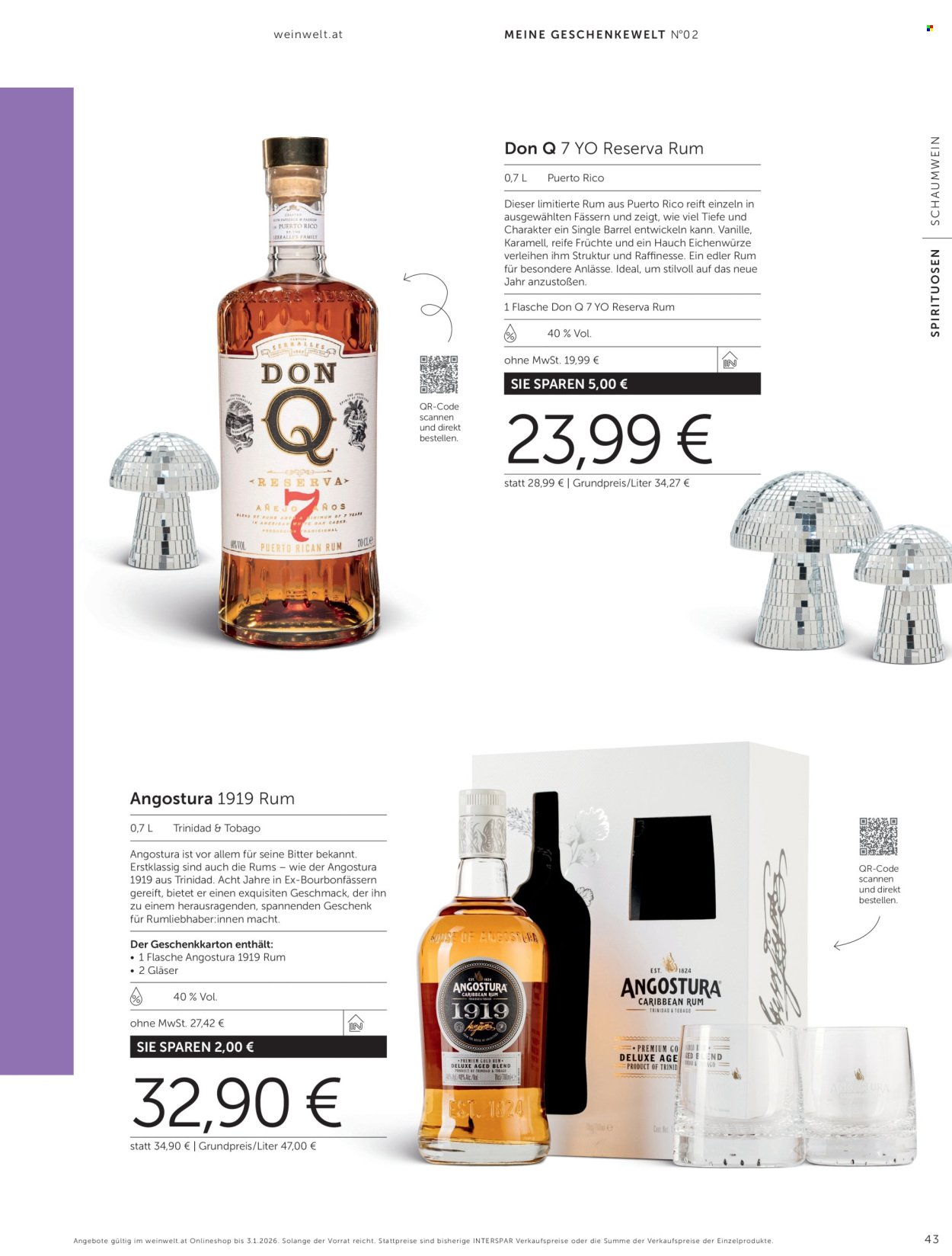 INTERSPAR Flugblatt - Weinwelt Geschenkewelt No2