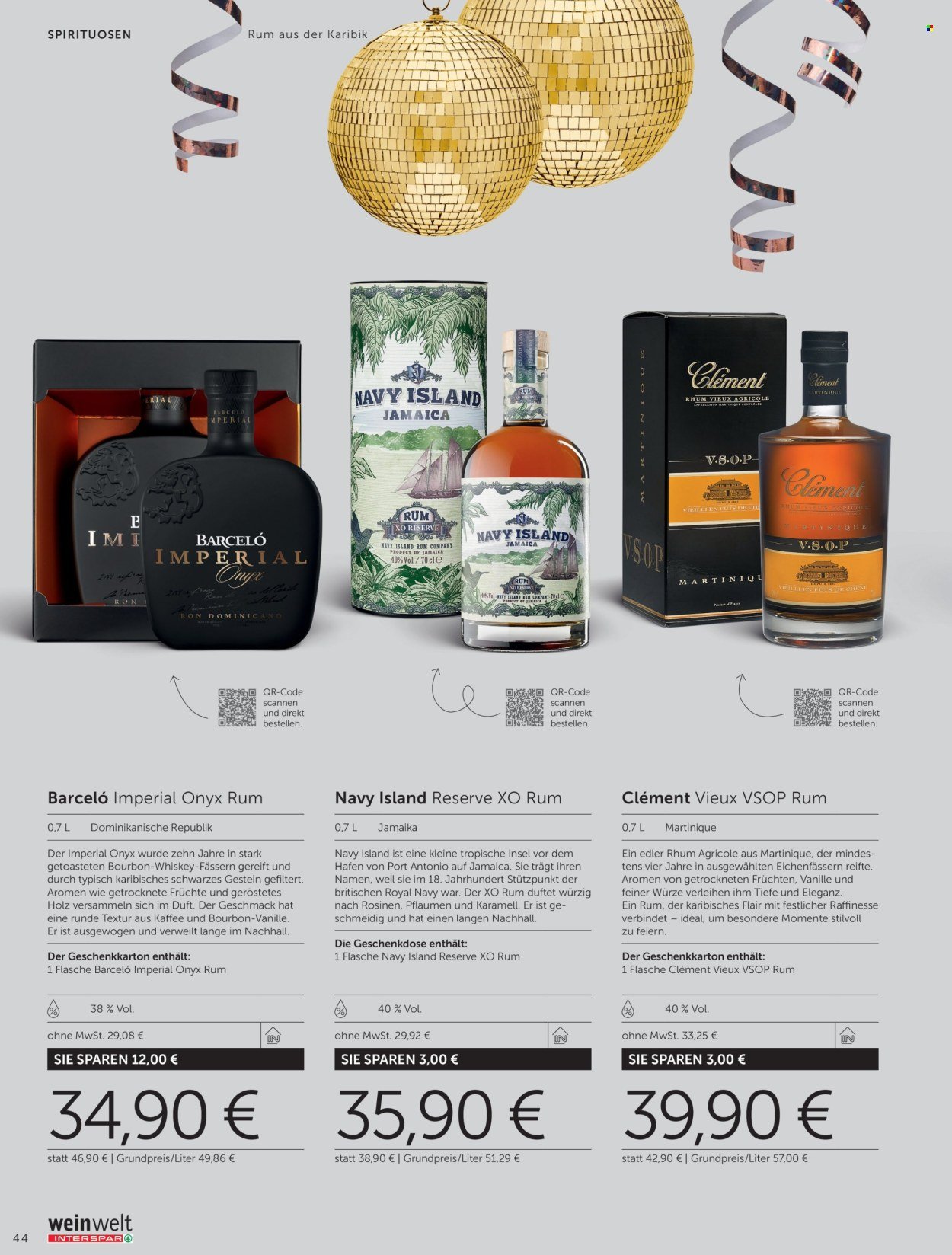 INTERSPAR Flugblatt - Weinwelt Geschenkewelt No2