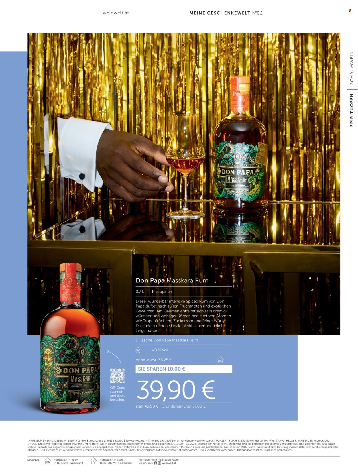 INTERSPAR Flugblatt - Weinwelt Geschenkewelt No2