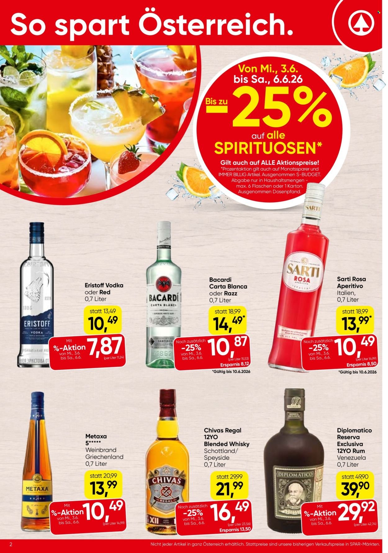 EUROSPAR Flugblatt - Ab Mittwoch, 3.6.2026