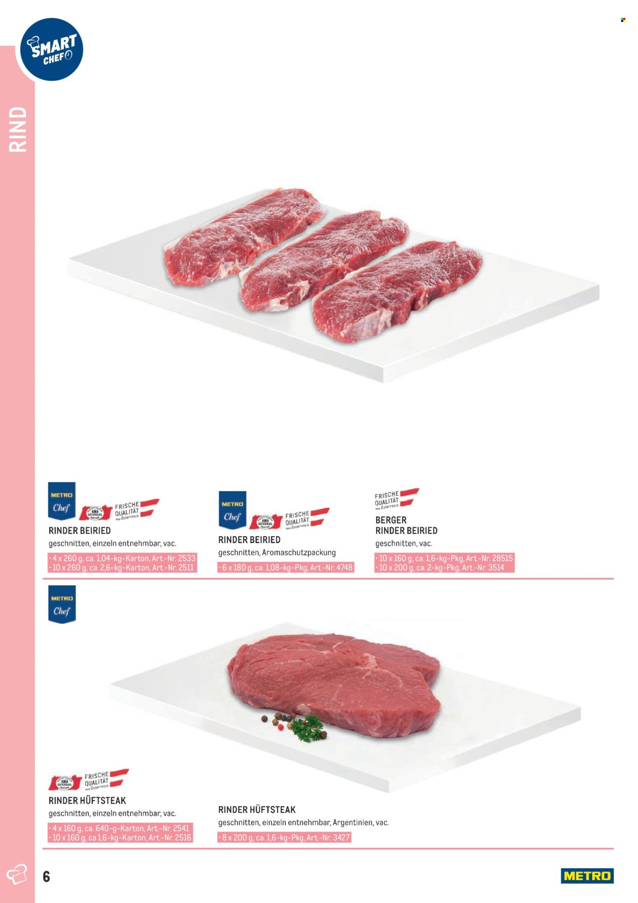 METRO Flugblatt - SMART CHEF - Fleisch