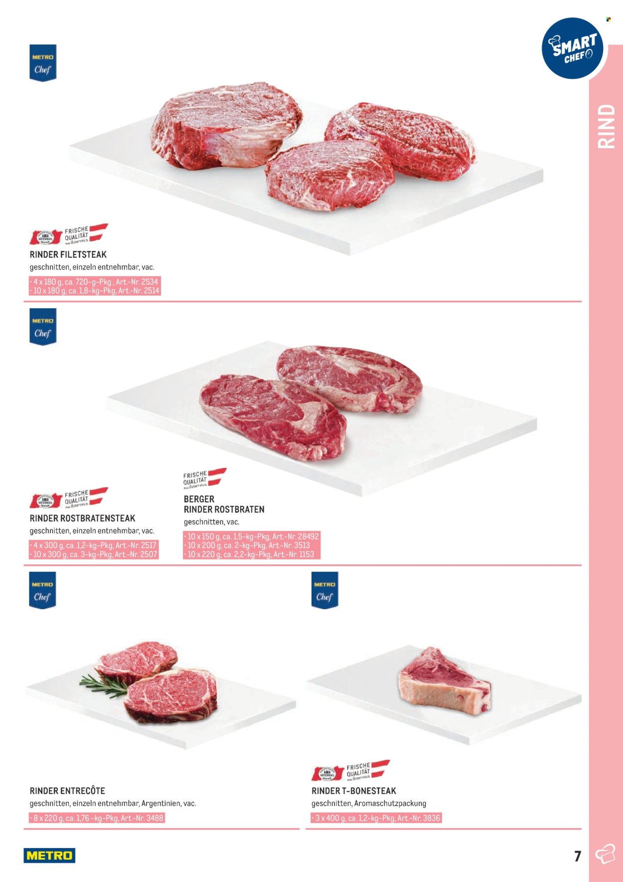 METRO Flugblatt - SMART CHEF - Fleisch
