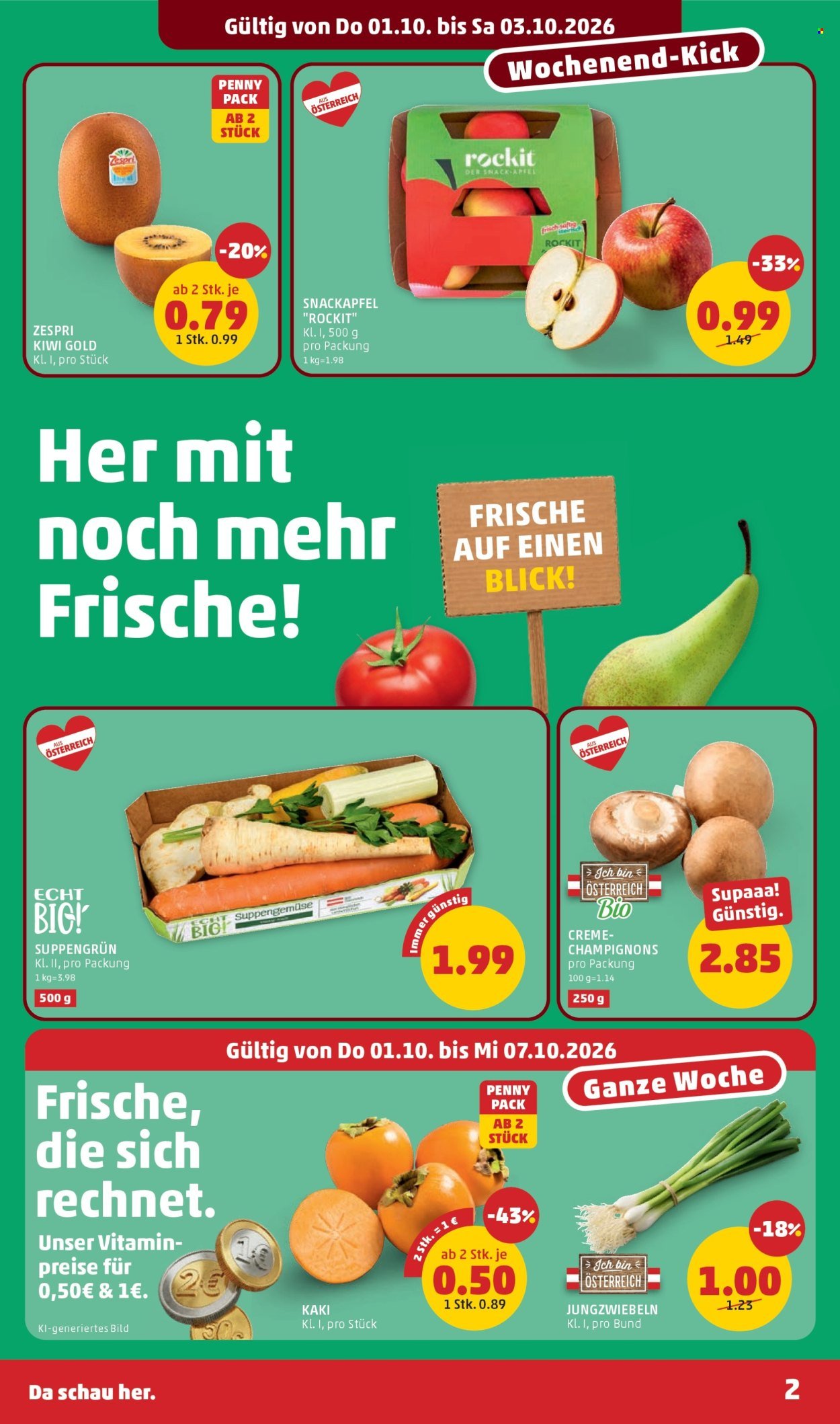 PENNY Flugblatt - Ab Donnerstag, 1.10.2026