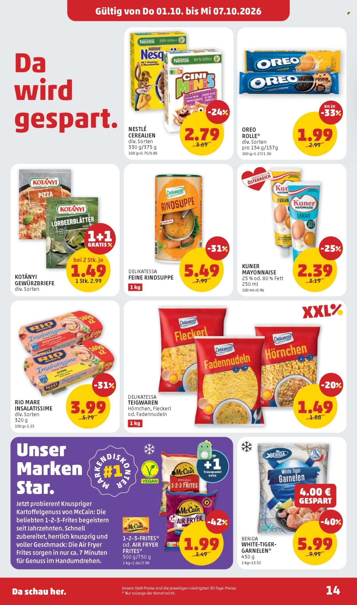 PENNY Flugblatt - Ab Donnerstag, 1.10.2026