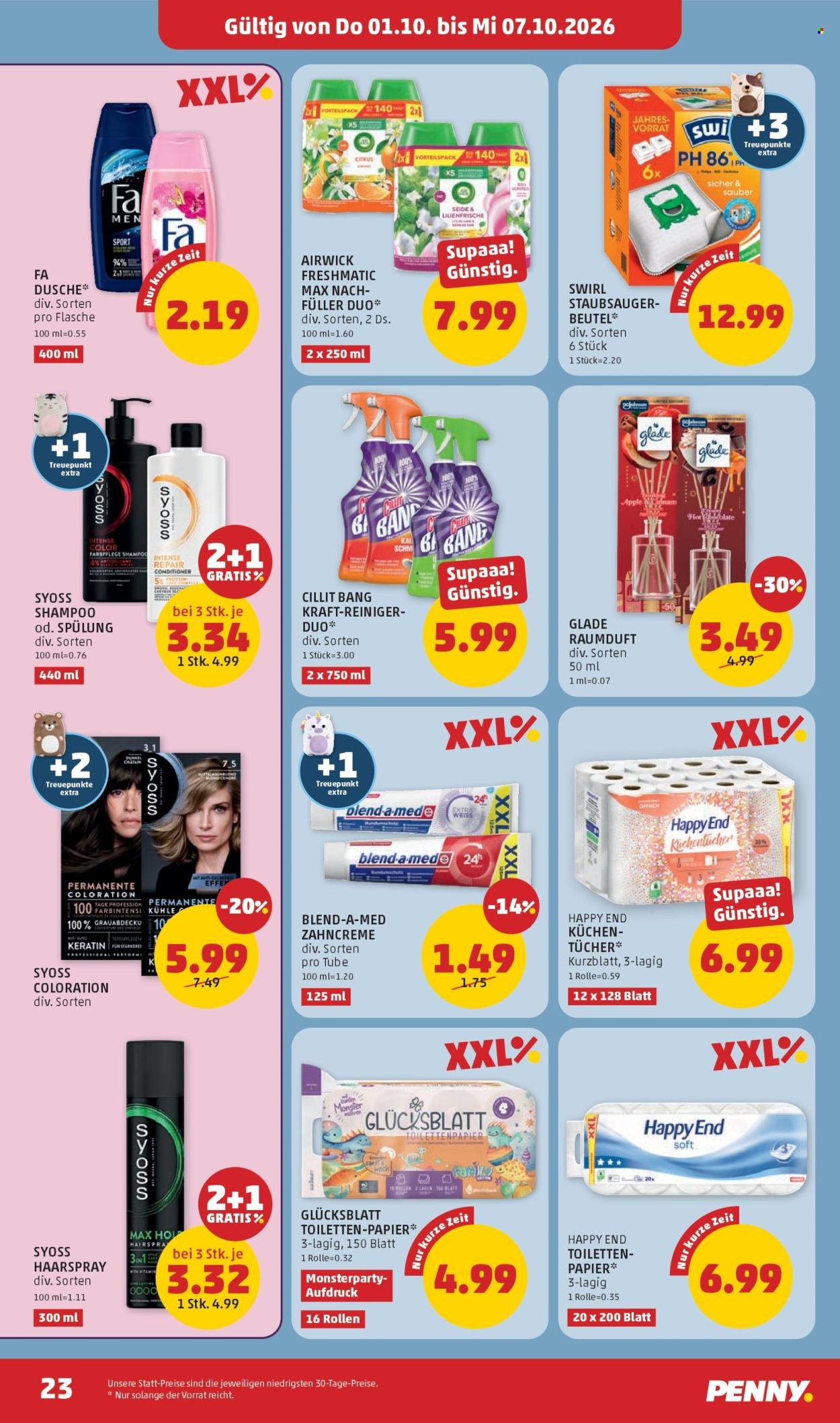 PENNY Flugblatt - Ab Donnerstag, 1.10.2026