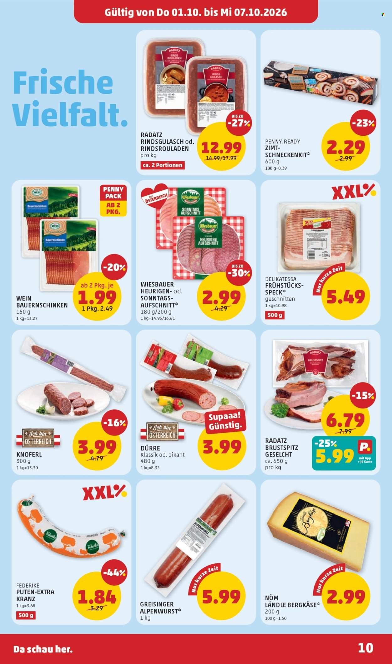 PENNY Flugblatt - Ab Donnerstag, 1.10.2026