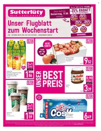 SUTTERLÜTY Flugblatt - Ab Montag, 14.9.2026