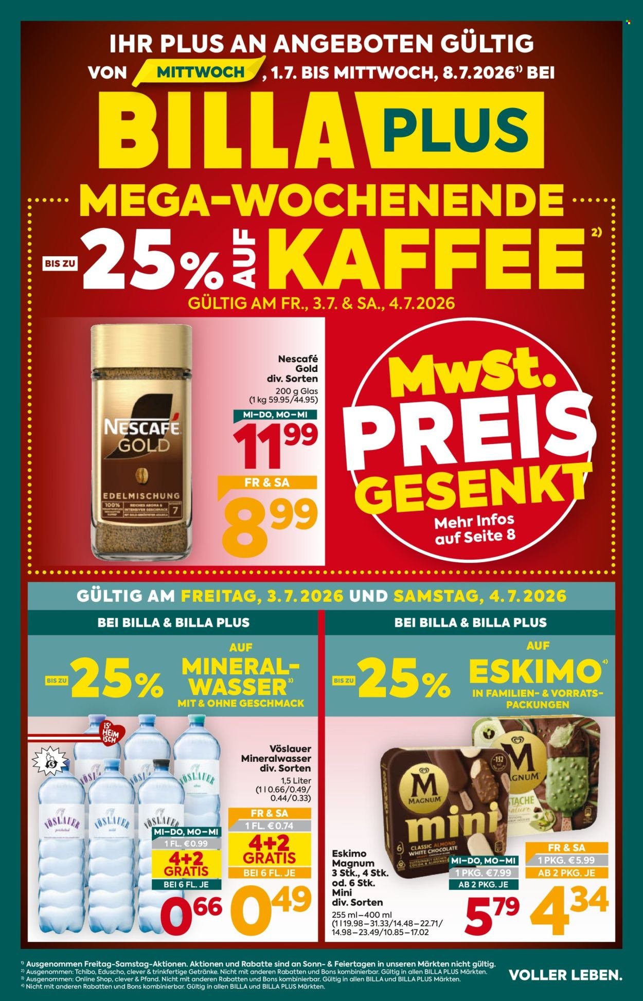 BILLA PLUS Flugblatt - Ab Mittwoch, 1.7.2026