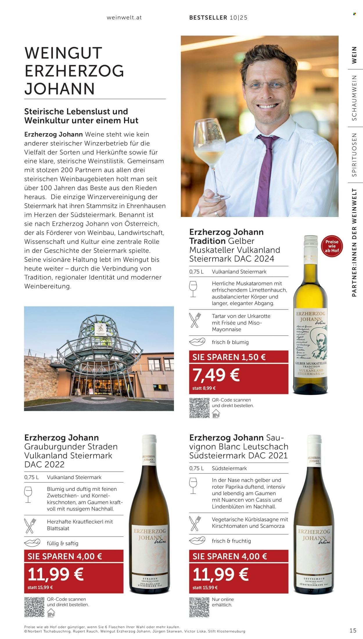INTERSPAR Flugblatt - Weinwelt Bestseller 10/2025 (2025-09-11 - 2025-10-15)