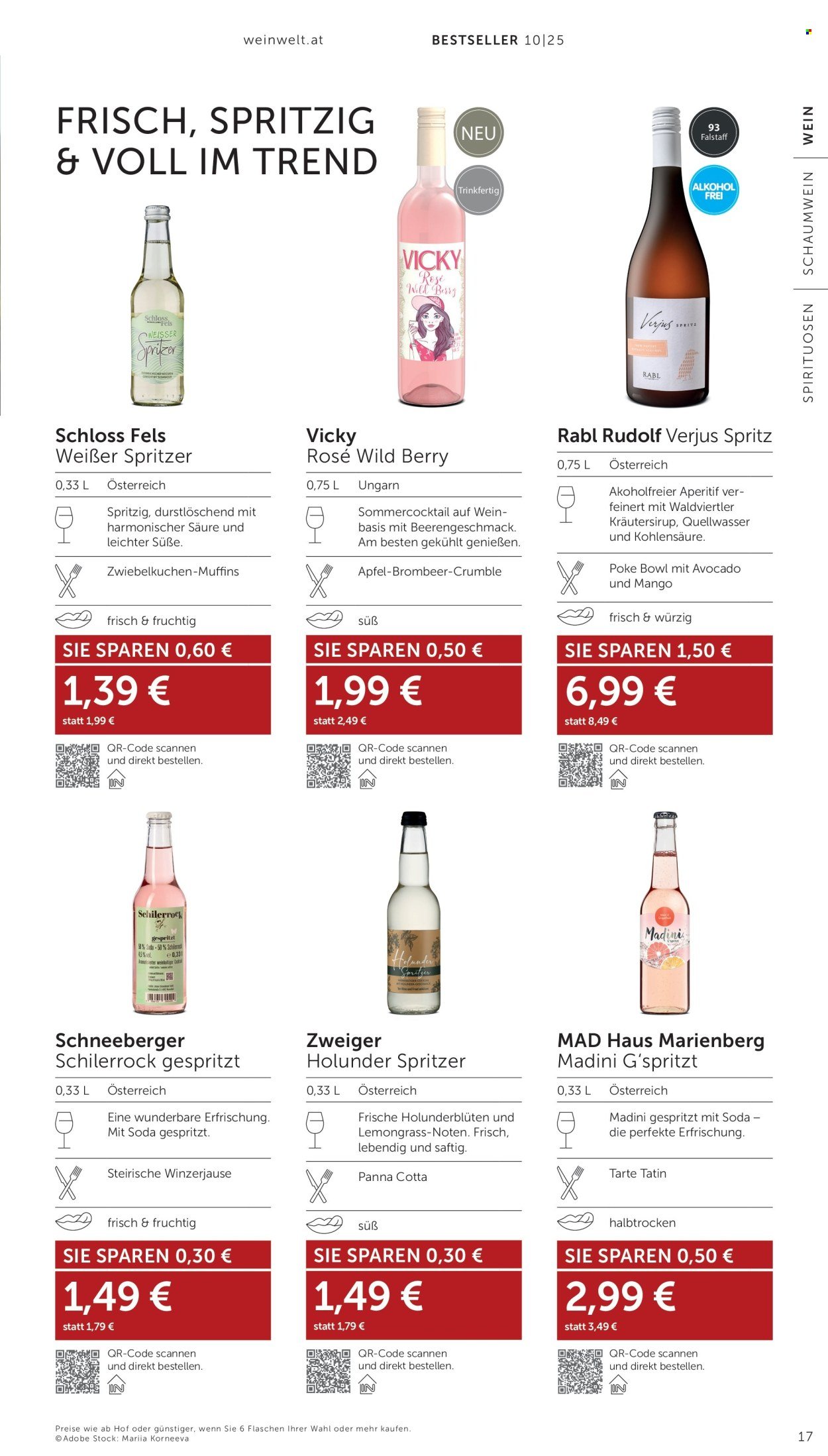 INTERSPAR Flugblatt - Weinwelt Bestseller 10/2025 (2025-09-11 - 2025-10-15)