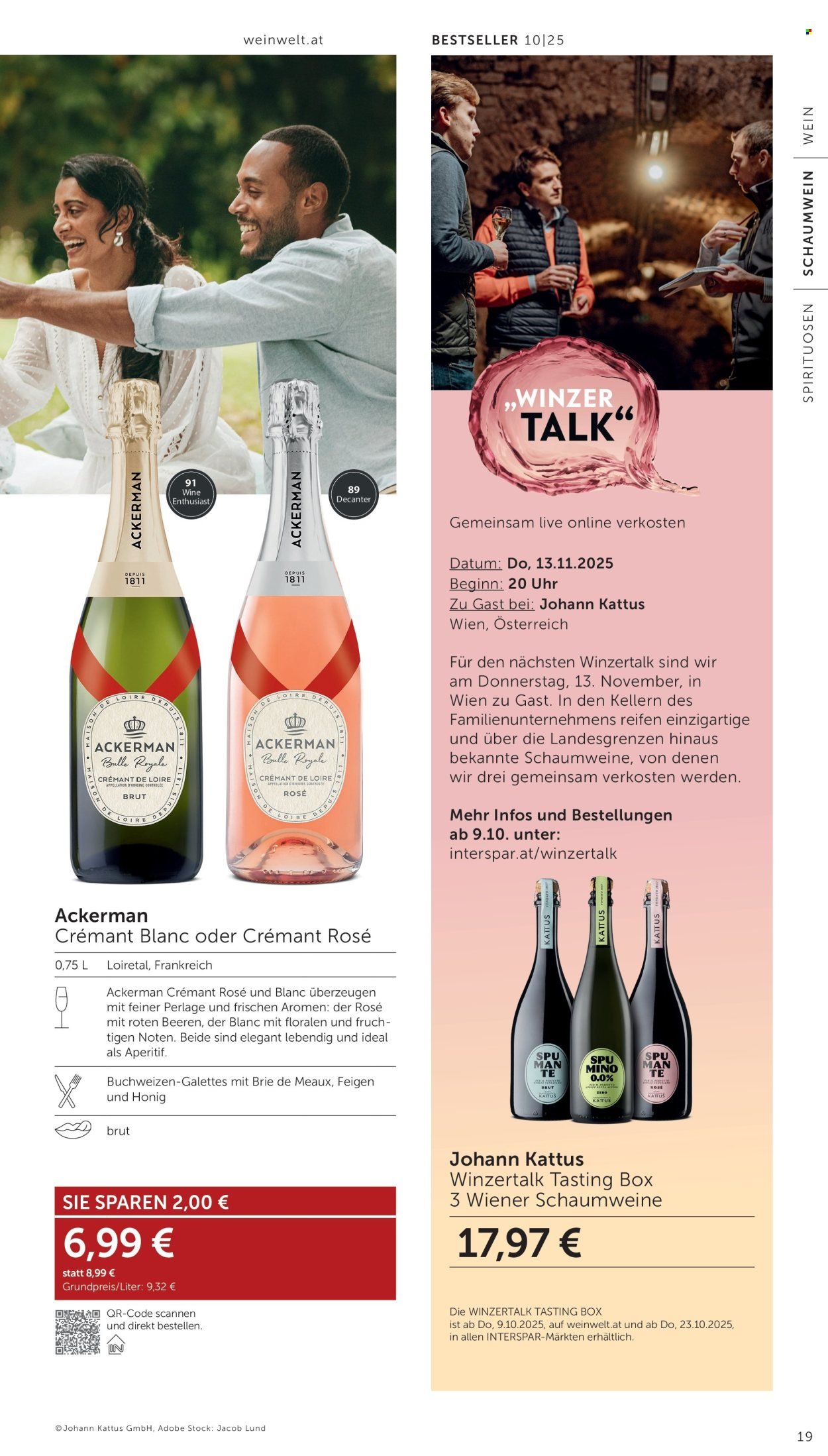 INTERSPAR Flugblatt - Weinwelt Bestseller 10/2025 (2025-09-11 - 2025-10-15)