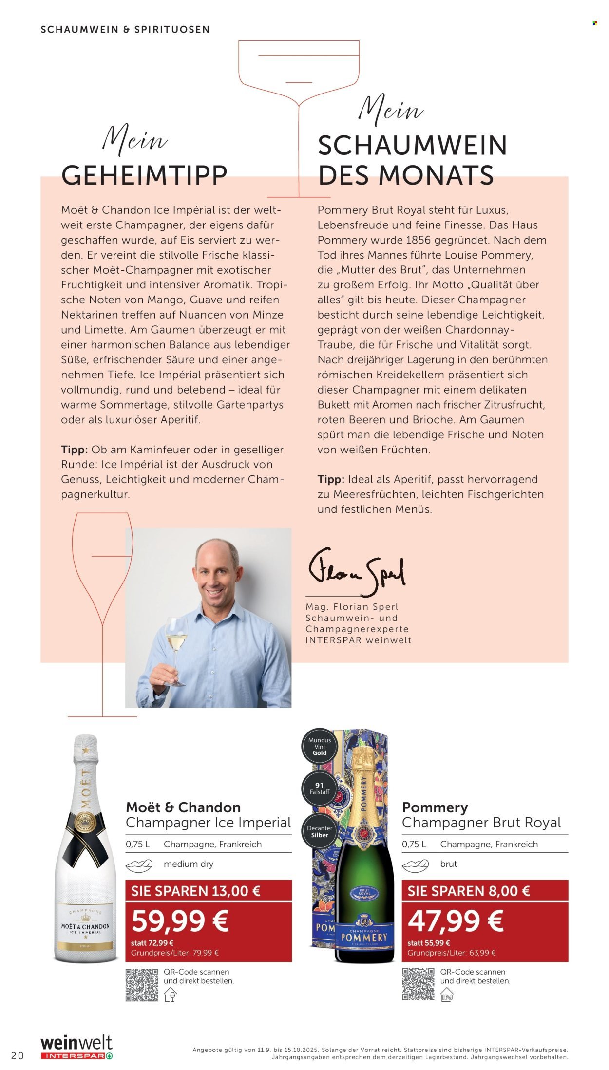 INTERSPAR Flugblatt - Weinwelt Bestseller 10/2025 (2025-09-11 - 2025-10-15)