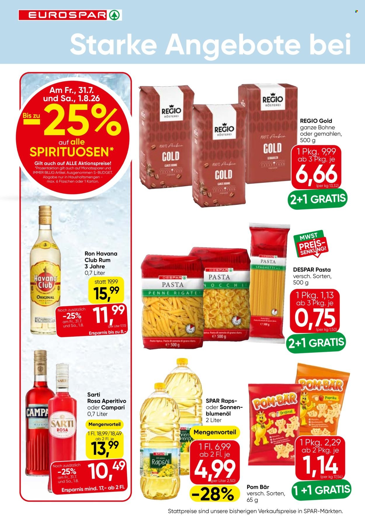 EUROSPAR Flugblatt - Ab Donnerstag, 30.7.2026