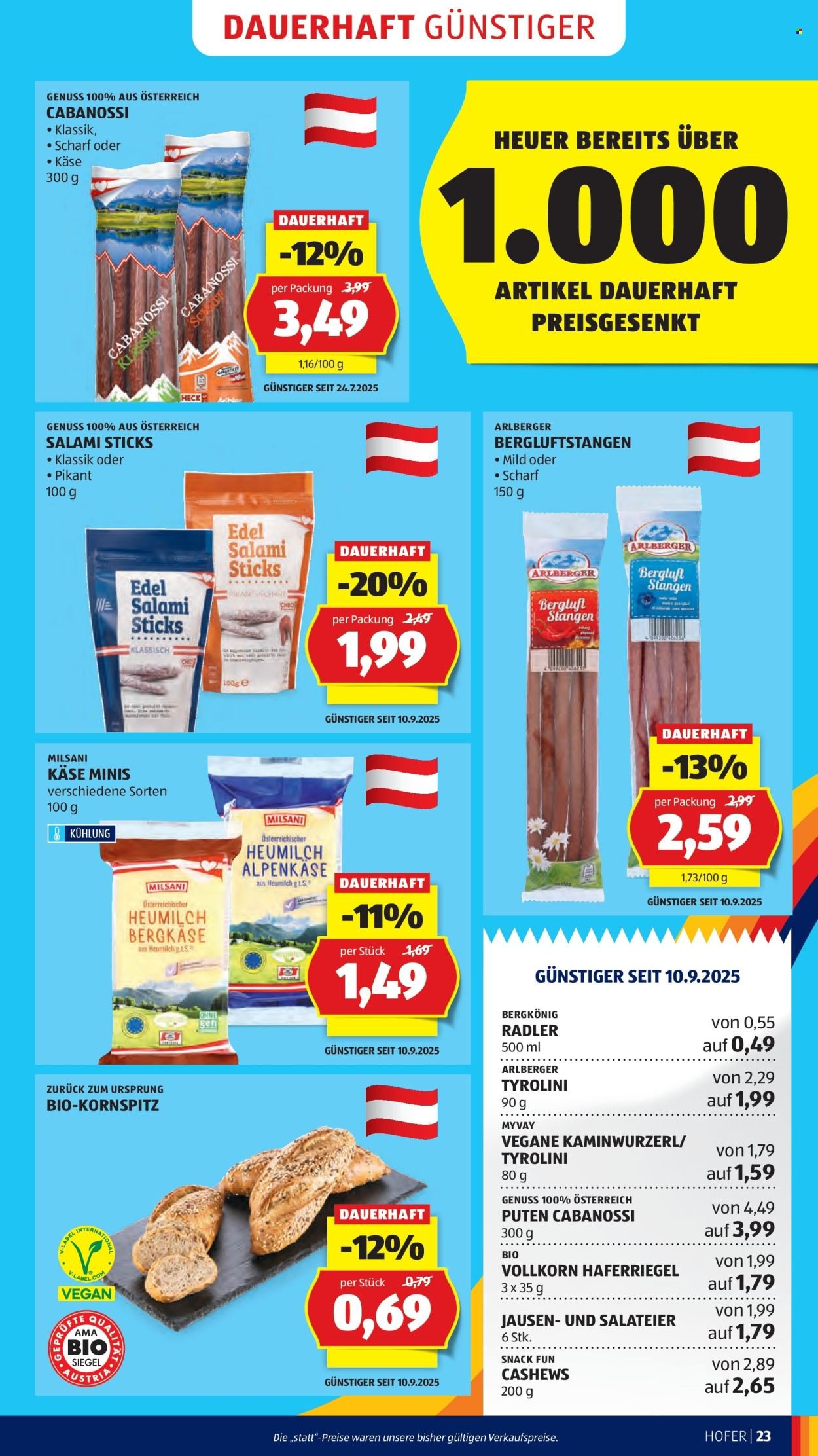 HOFER Flugblatt - Ab Freitag, 12.9.2025 (2025-09-12 - 2025-09-18)