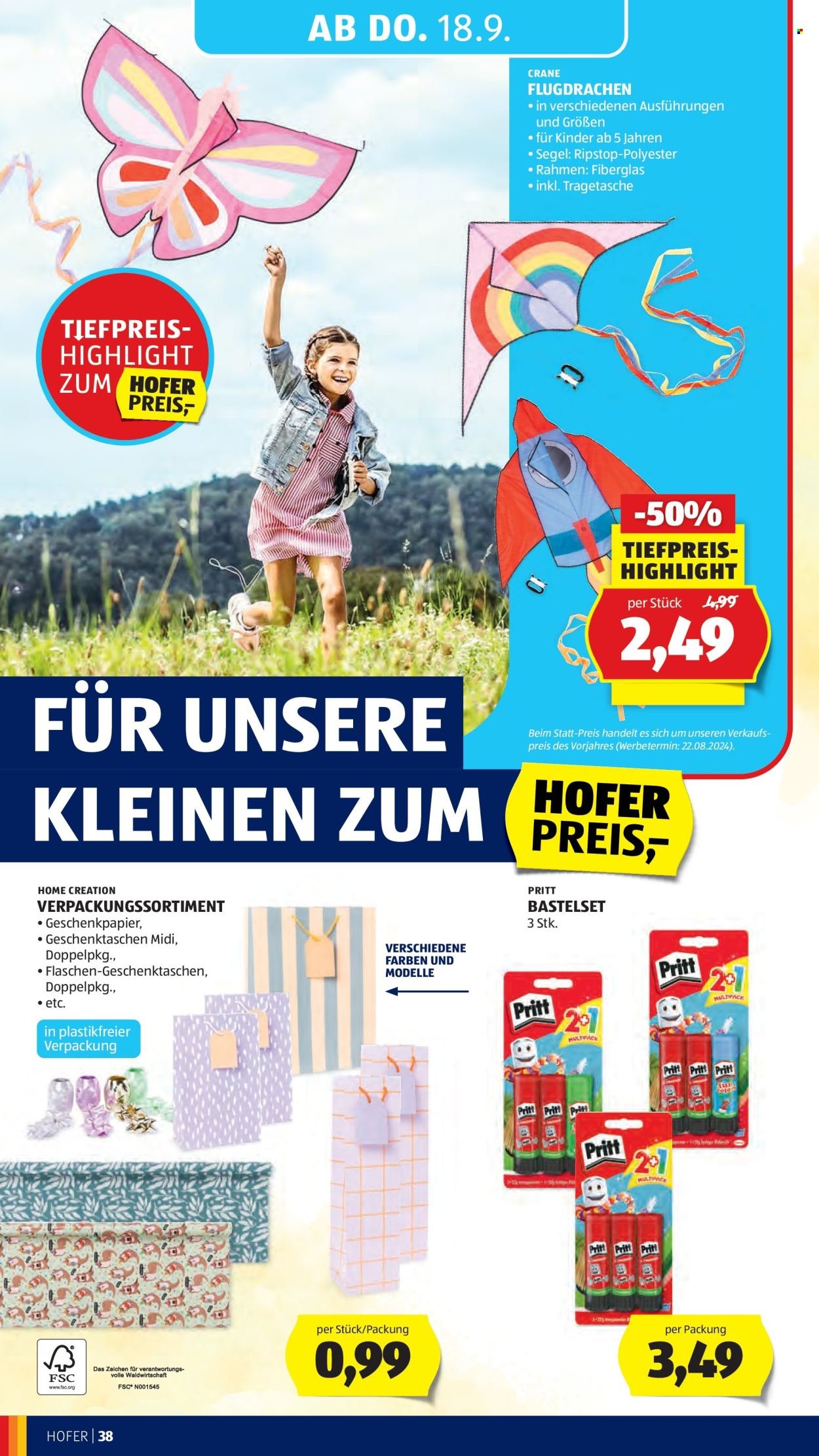HOFER Flugblatt - Ab Freitag, 12.9.2025 (2025-09-12 - 2025-09-18)