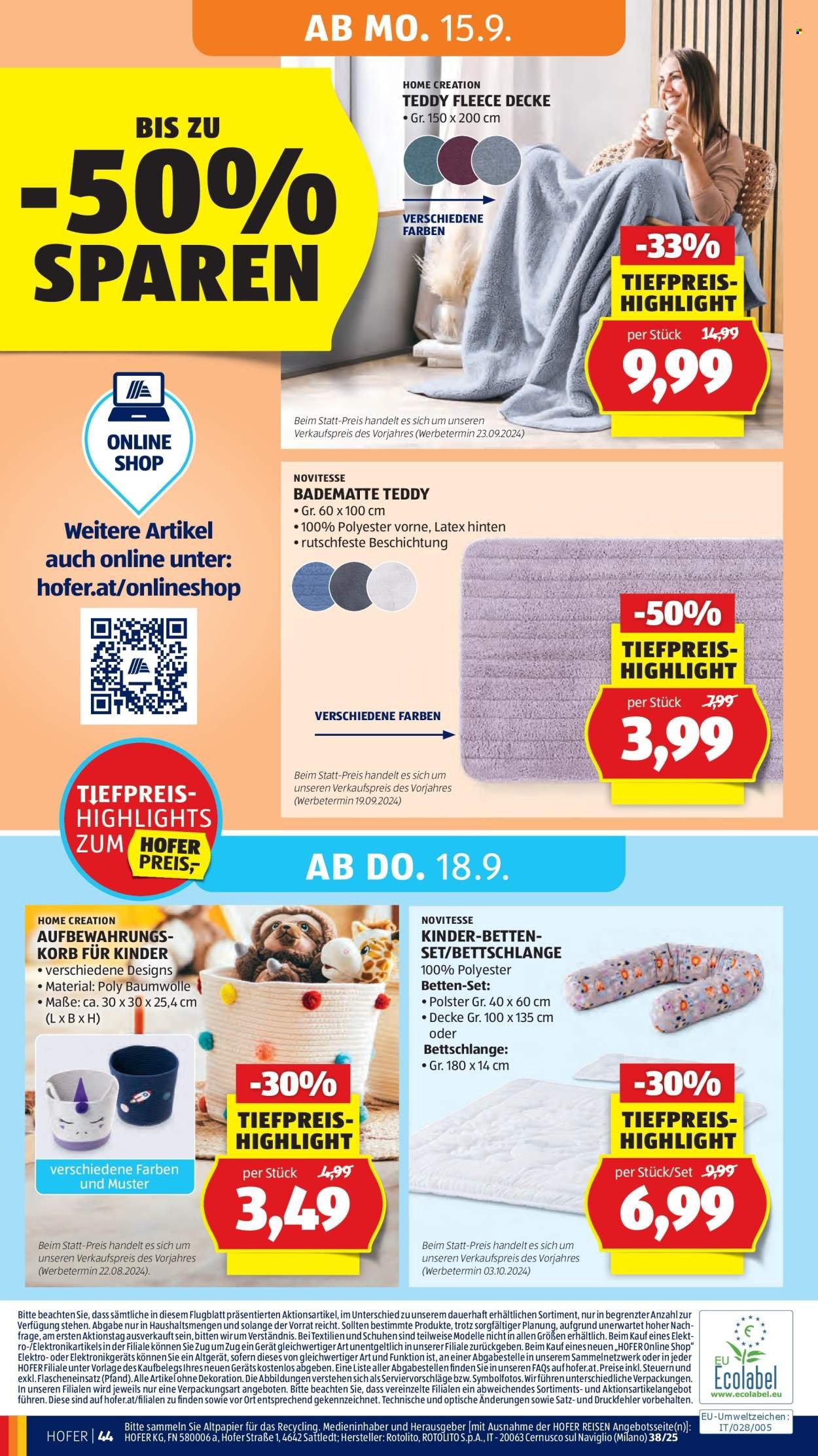 HOFER Flugblatt - Ab Freitag, 12.9.2025 (2025-09-12 - 2025-09-18)