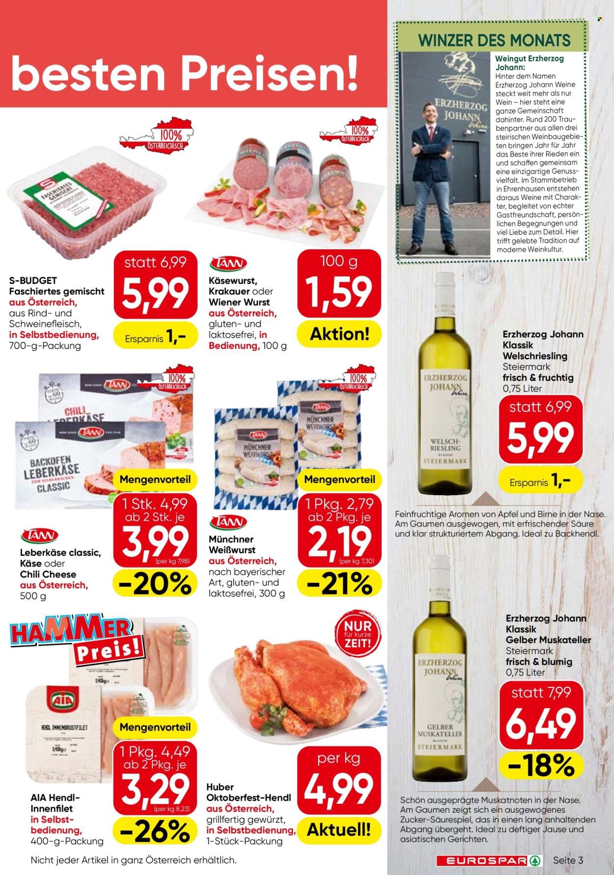 EUROSPAR Flugblatt - Ab Donnerstag, 10.9.2026