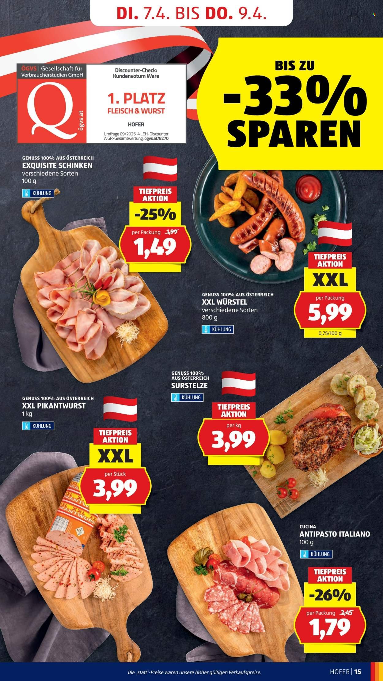 HOFER Flugblatt - Ab Mittwoch, 1.4.2026