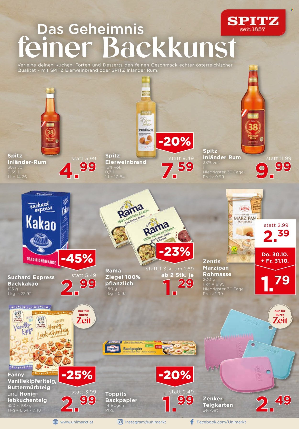 UNIMARKT Flugblatt - Ab Mittwoch, 29.10.2025 (2025-10-29 - 2025-11-04)
