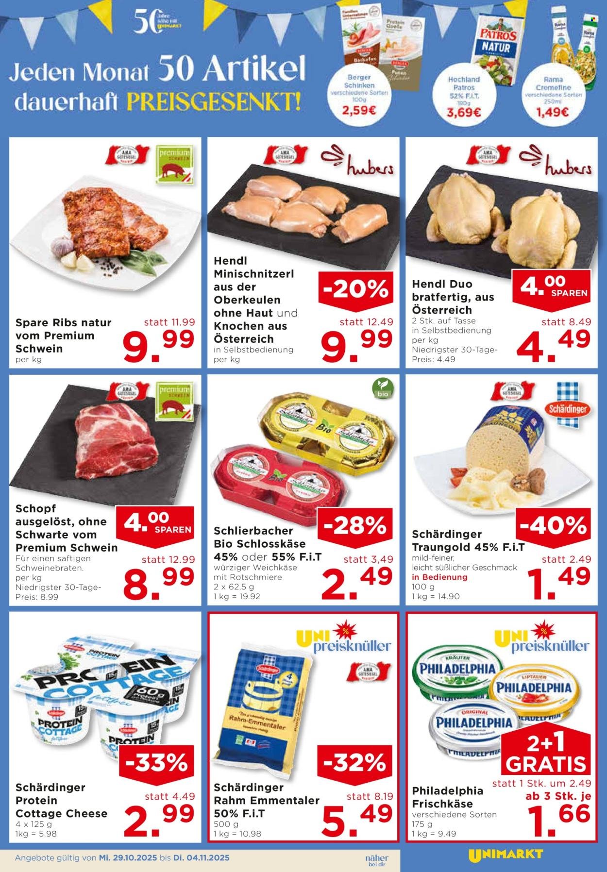 UNIMARKT Flugblatt - Ab Mittwoch, 29.10.2025 (2025-10-29 - 2025-11-04)