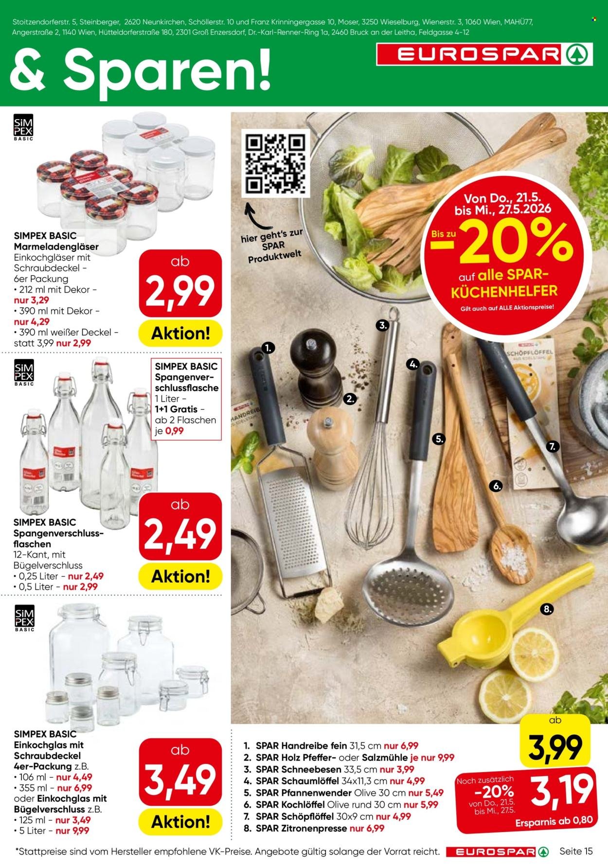 EUROSPAR Flugblatt - Ab Donnerstag, 21.5.2026