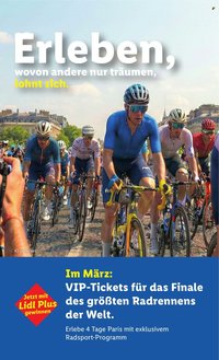 LIDL Flugblatt - Erleben, wovon andere nur träumen