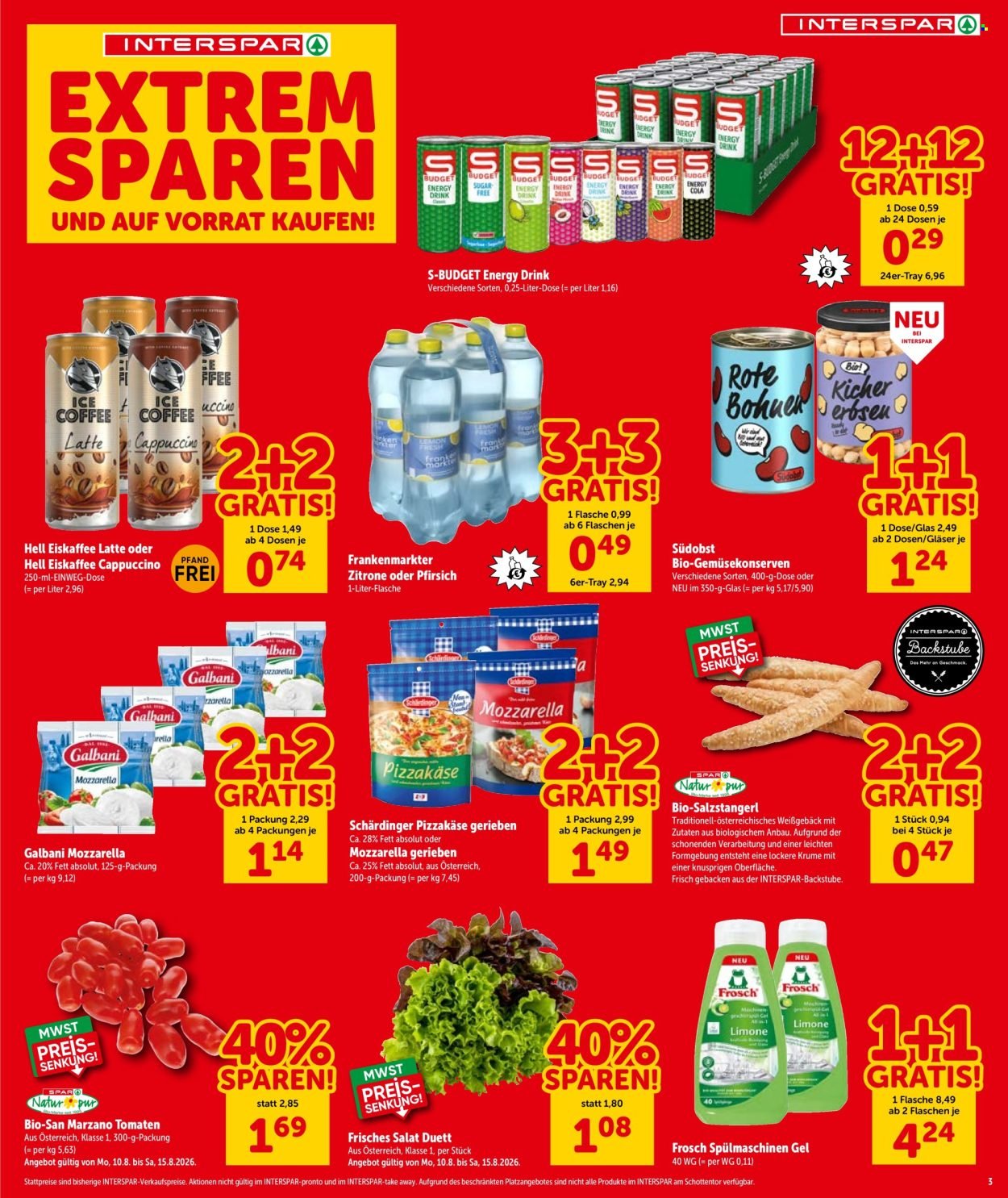 INTERSPAR Flugblatt - Ab Donnerstag, 13.8.2026