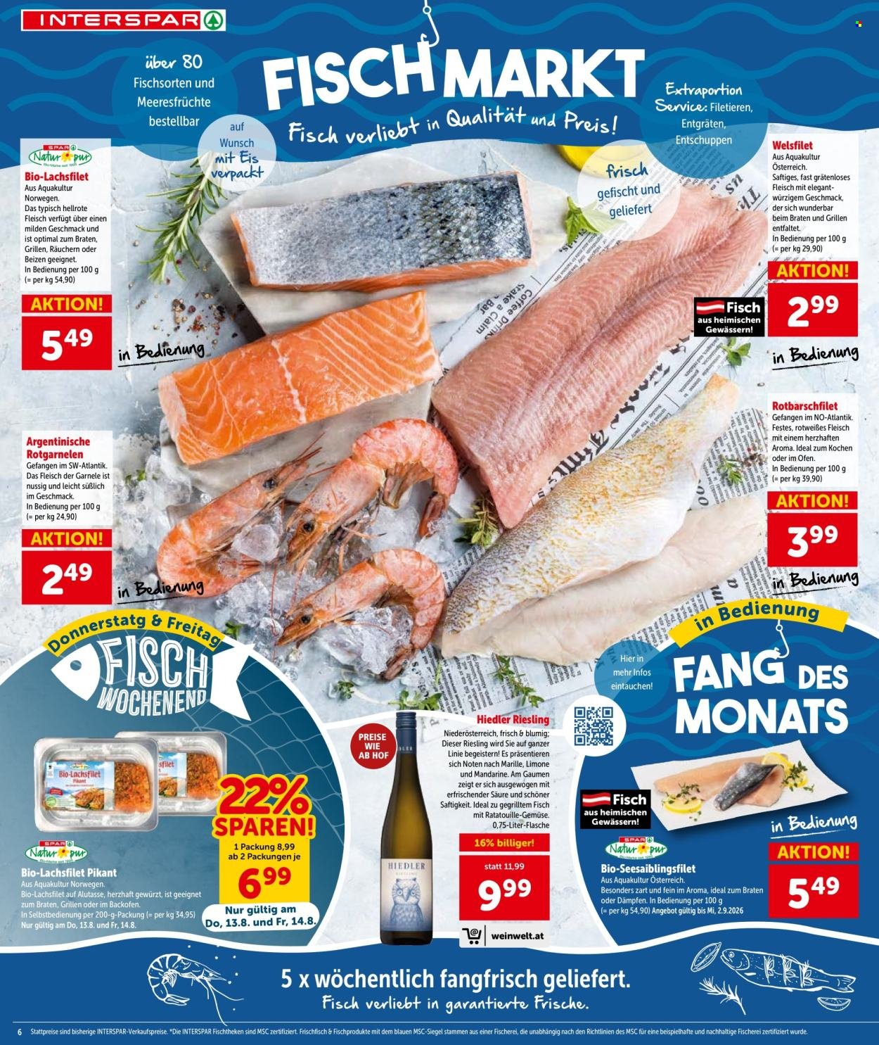 INTERSPAR Flugblatt - Ab Donnerstag, 13.8.2026