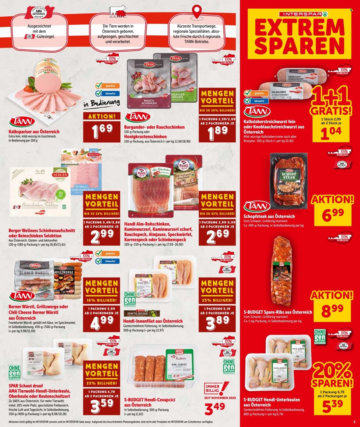 INTERSPAR Flugblatt - Ab Donnerstag, 13.8.2026