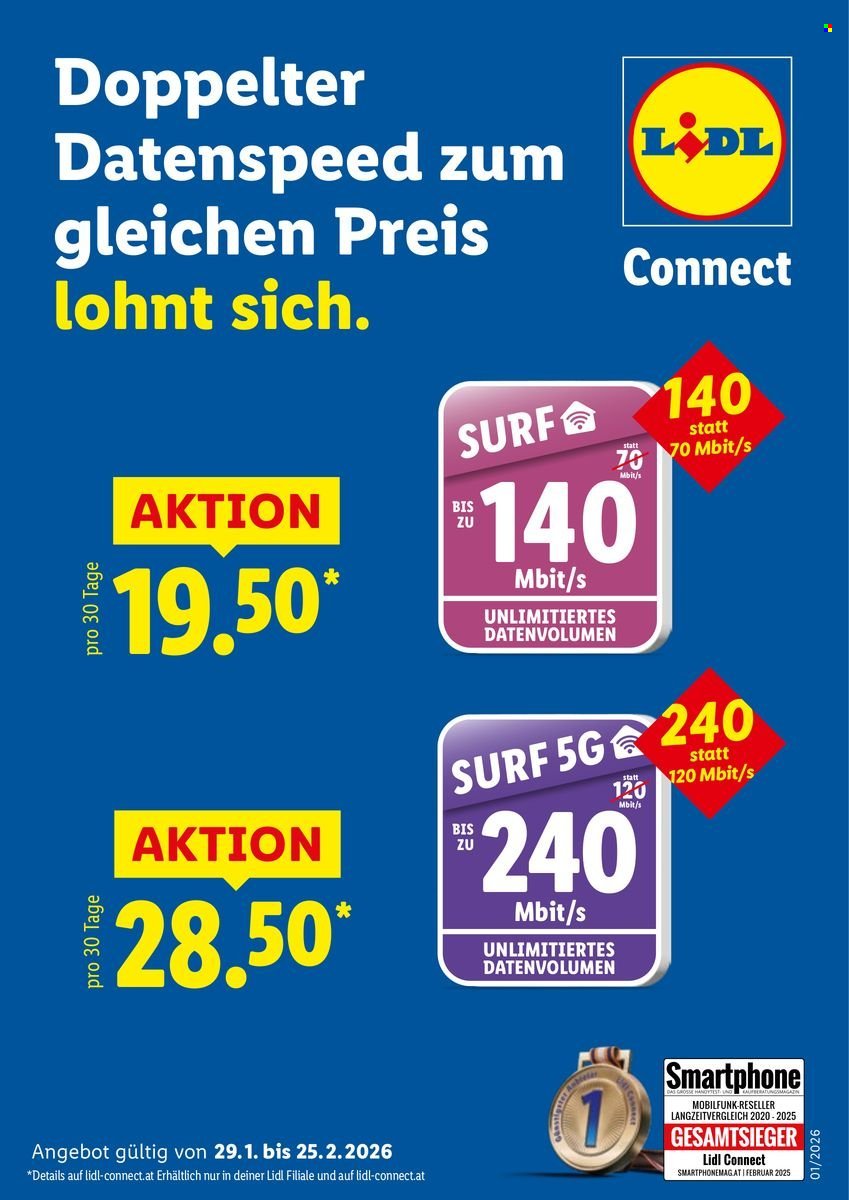 LIDL Flugblatt - SURF Aktion