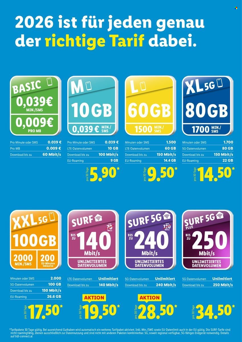 LIDL Flugblatt - SURF Aktion